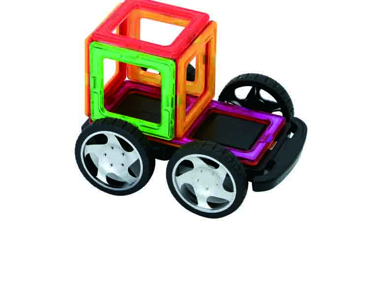 10 PCS Magnetic Tiles Set, STEM Building Block Preschool Educational Construction Kit,3D Magnetic Toys