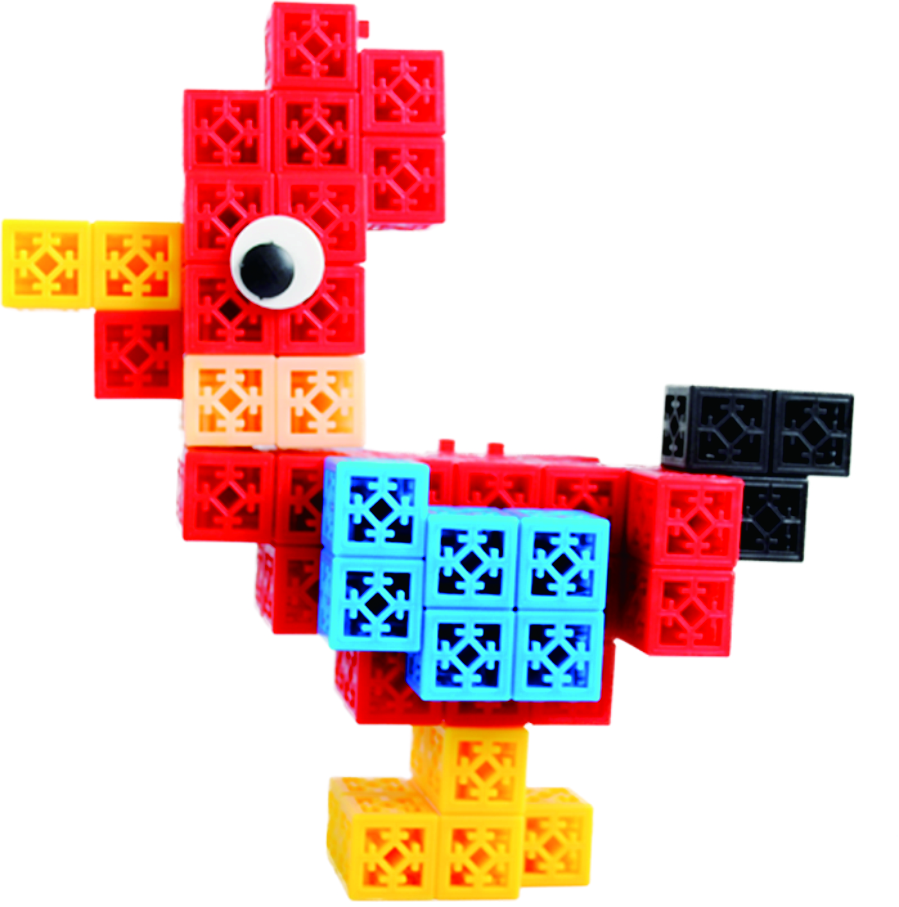 2021 year Chicken Shape Children Toys Cube Click Toys