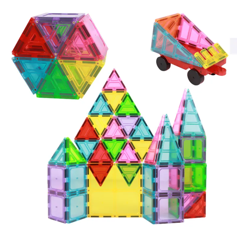 Giromag-fábrica de juguetes, 40 piezas, bloques de construcción magnéticos,  juguetes, imanes educativos para niños, azulejos