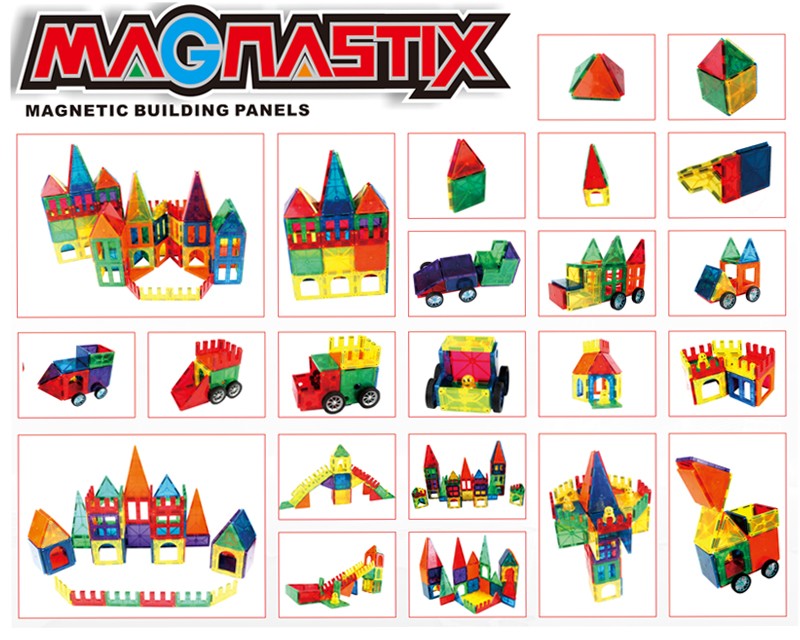 2020 year new design Magnetic Building Blocks magna tile for kids plastic large building blocks toys