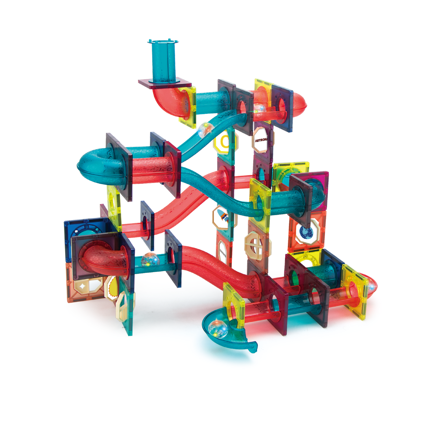 children  Magnetic Marble Run Toys Race Ball Track For Toddlers Kids Gift toy