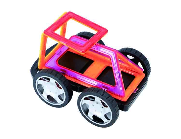 10 PCS Magnetic Tiles Set, STEM Building Block Preschool Educational Construction Kit,3D Magnetic Toys
