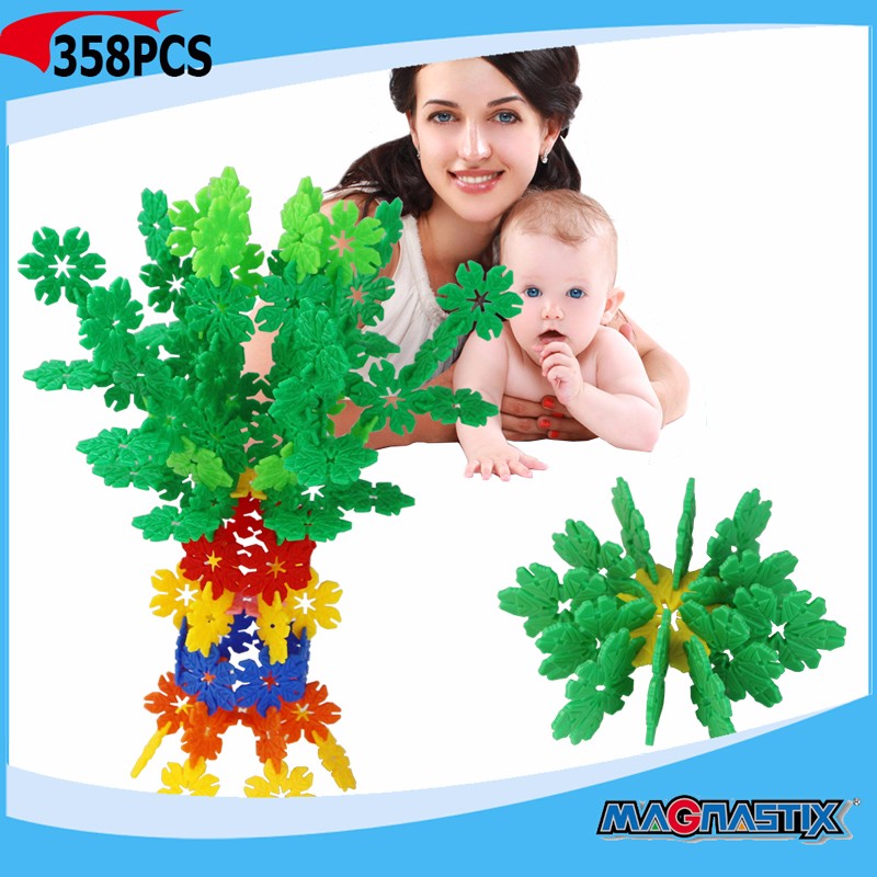 No.8560-358pcs. Mommy's Choice Snowflake Plastic Building Blocks||<IMG src=