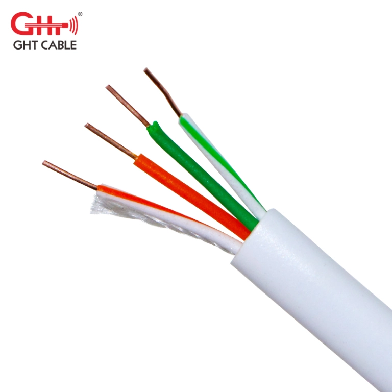 GHT - Cat3电话电缆 24AWG 2 3 4 6对绞线电话线 99.99% 纯铜/CCA户外制造商