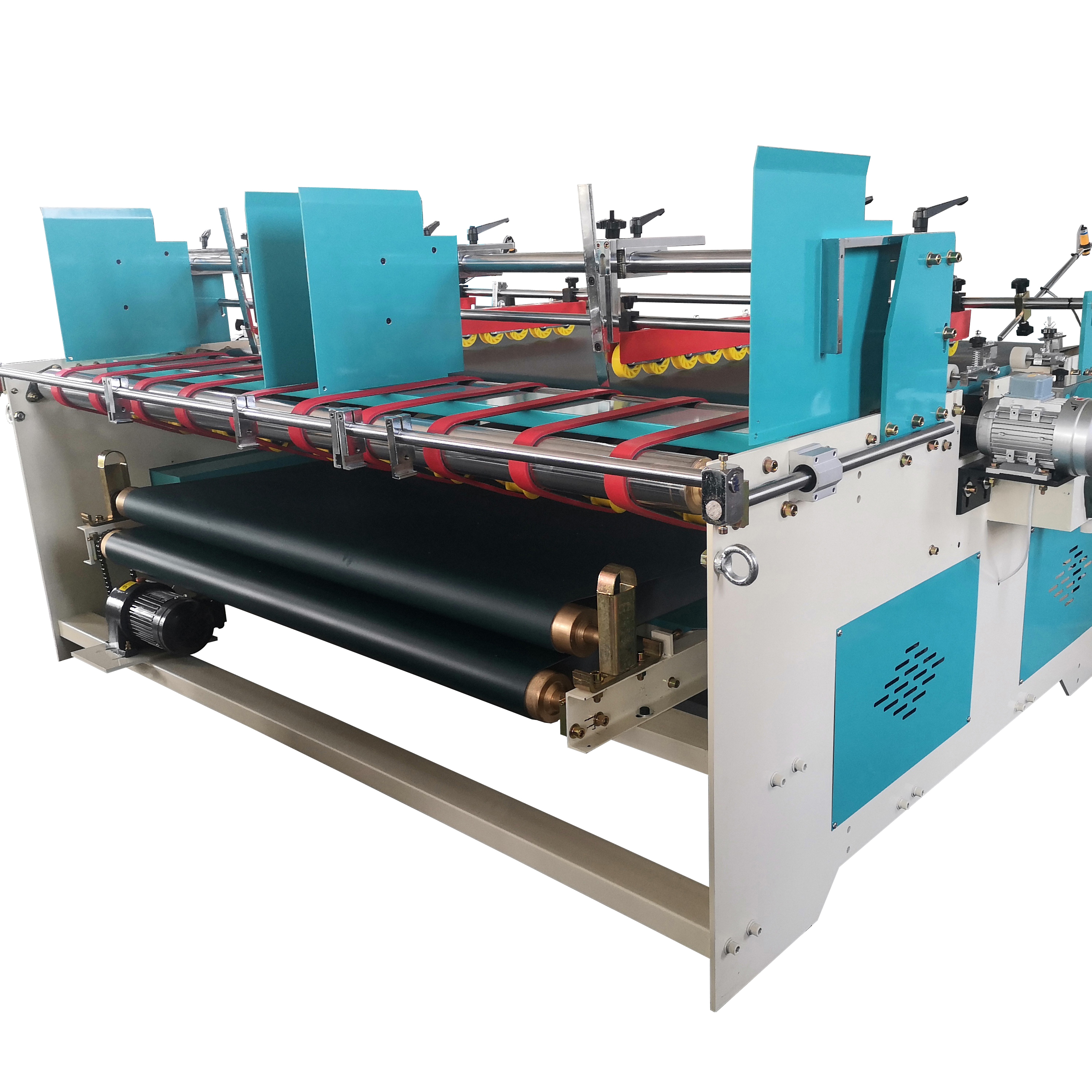 automatic feeder carton box making machine flexo printer slotter die-cutter machine