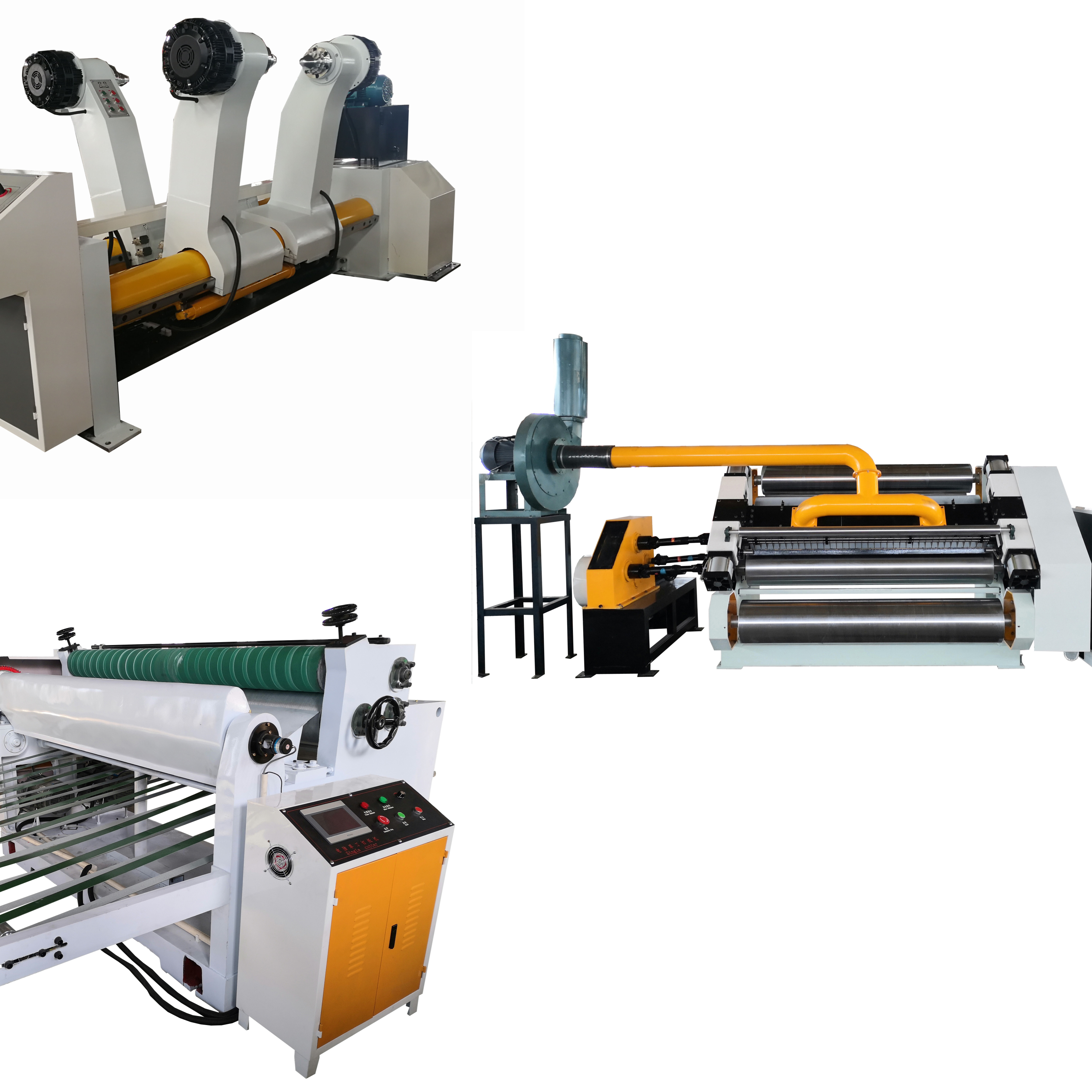 2ply Single Facer Corrugated Cardboard Carton Paper Box Products Making Machine production line 2 ply corrugated paperboard production line
