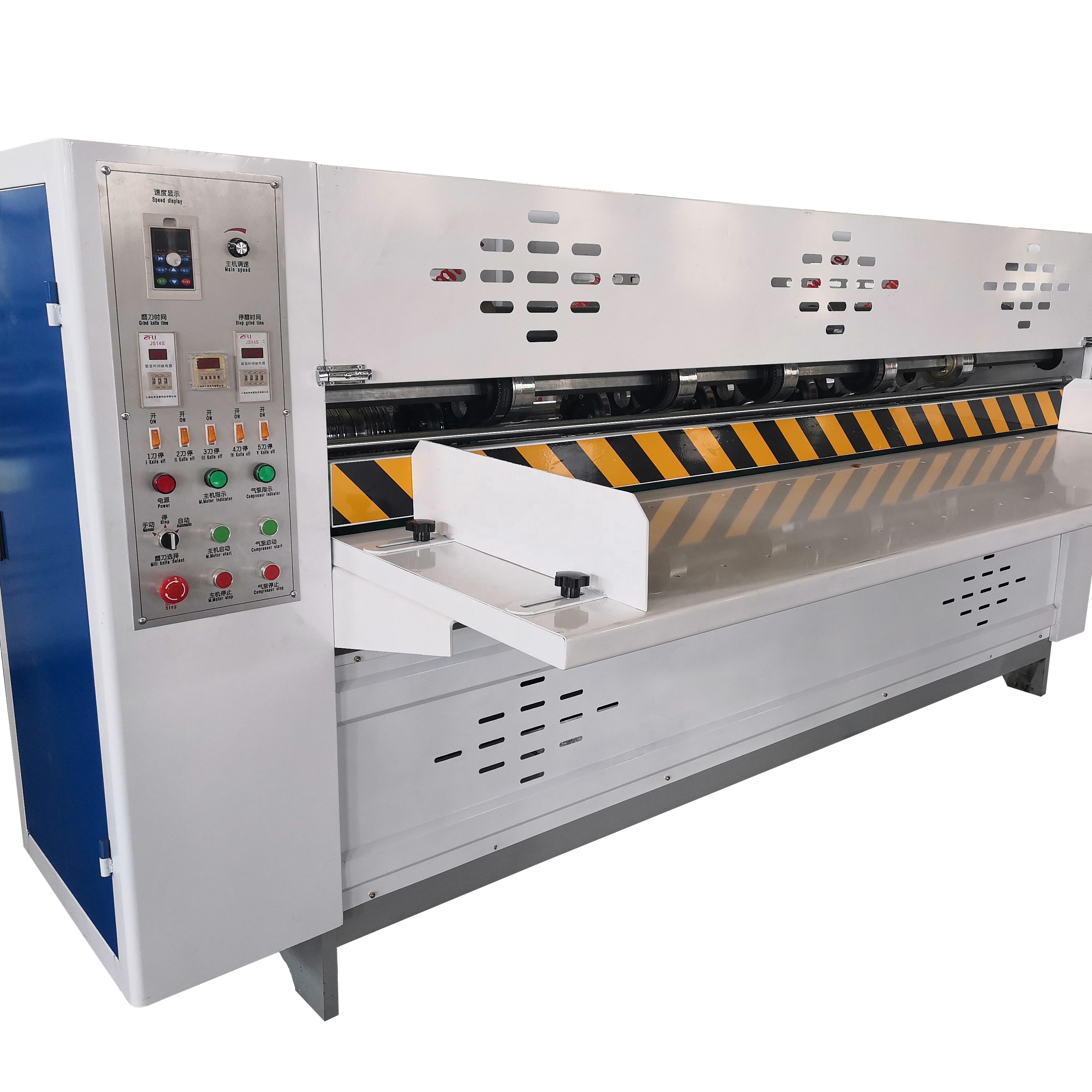 new design Corrugated cardboard thin blade slitter scorer machine factory price thin blade slitter scorer machine