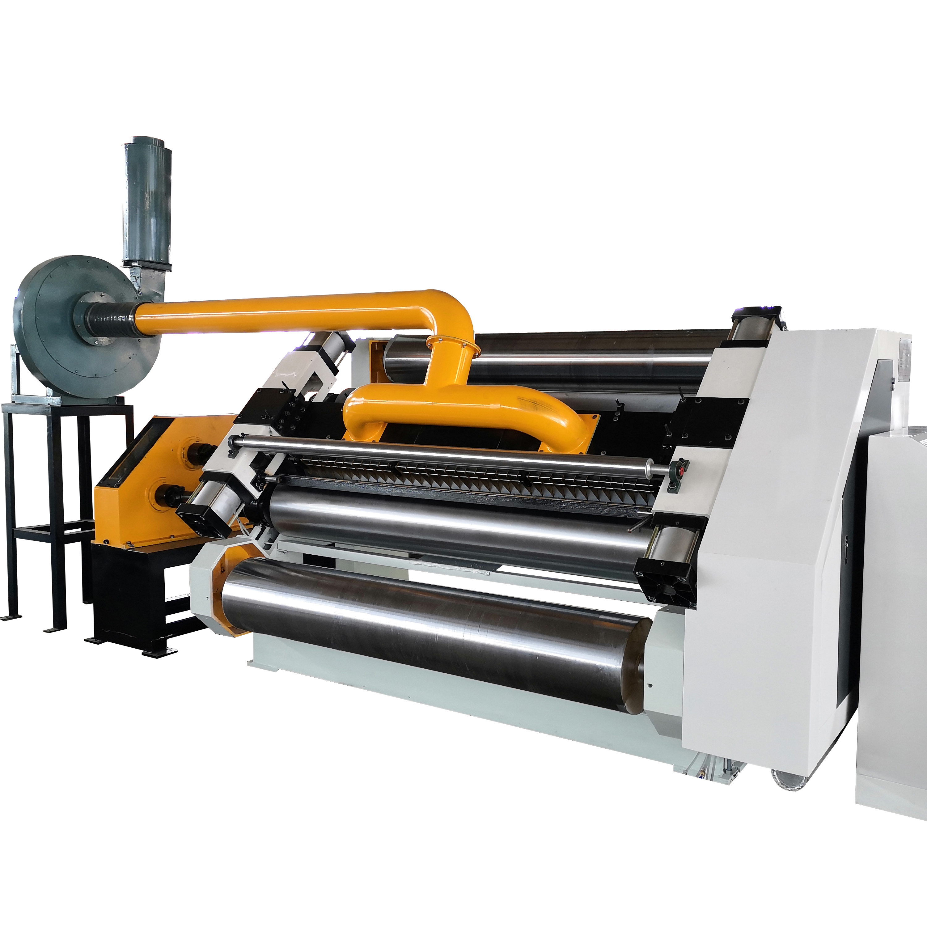 fingerless carton box 2ply single facer corrugated line single facer corrugated cardboard making machine 2 ply corrugated paperboard production line