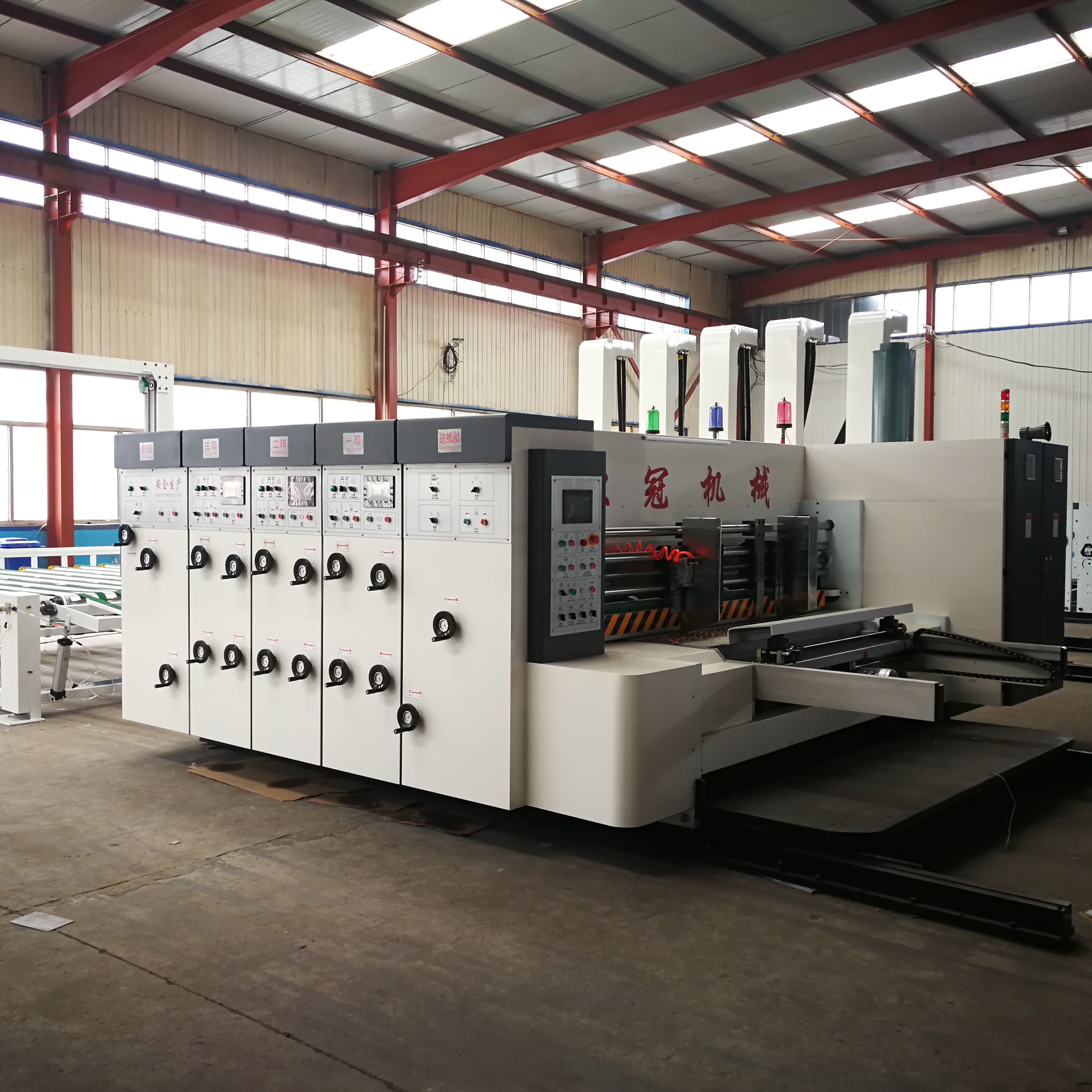 fully automatic corrugated box flexo printer slotter die cutter machine Carton Box Making Machine flexo printer slotter die-cutter machine