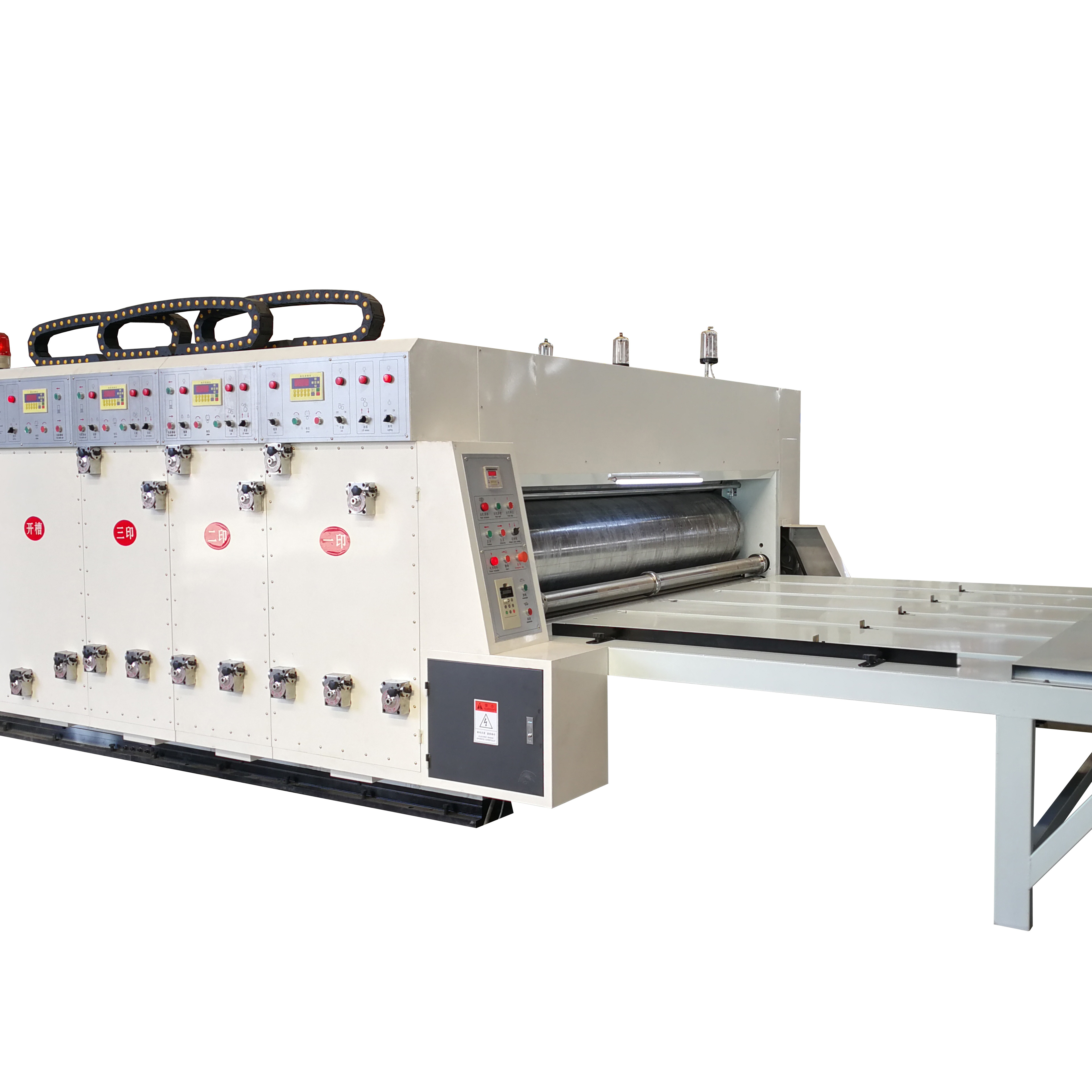 food box corrugated cardboard 2 color printing slotting machine Cardboard Machine Price Good flexo printer slotter die-cutter machine