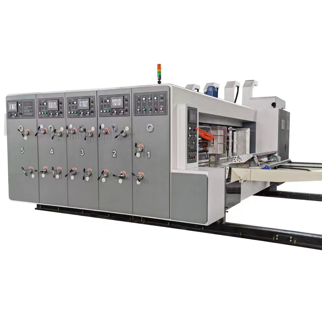 Corrugated high definition flexo printer for color carton better than offset printer cardboard flexo printing machineMachine flexo printer slotter die-cutter machine