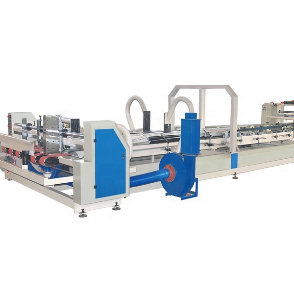 Corrugated paper box making machine Automatic Gluing Box Packaging Folder Gluer Machine folder gluer machine