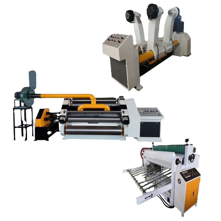 Semi automatic 2 Layer Corrugated Box Making Machine Mill Roll Stand Corrugation Machine