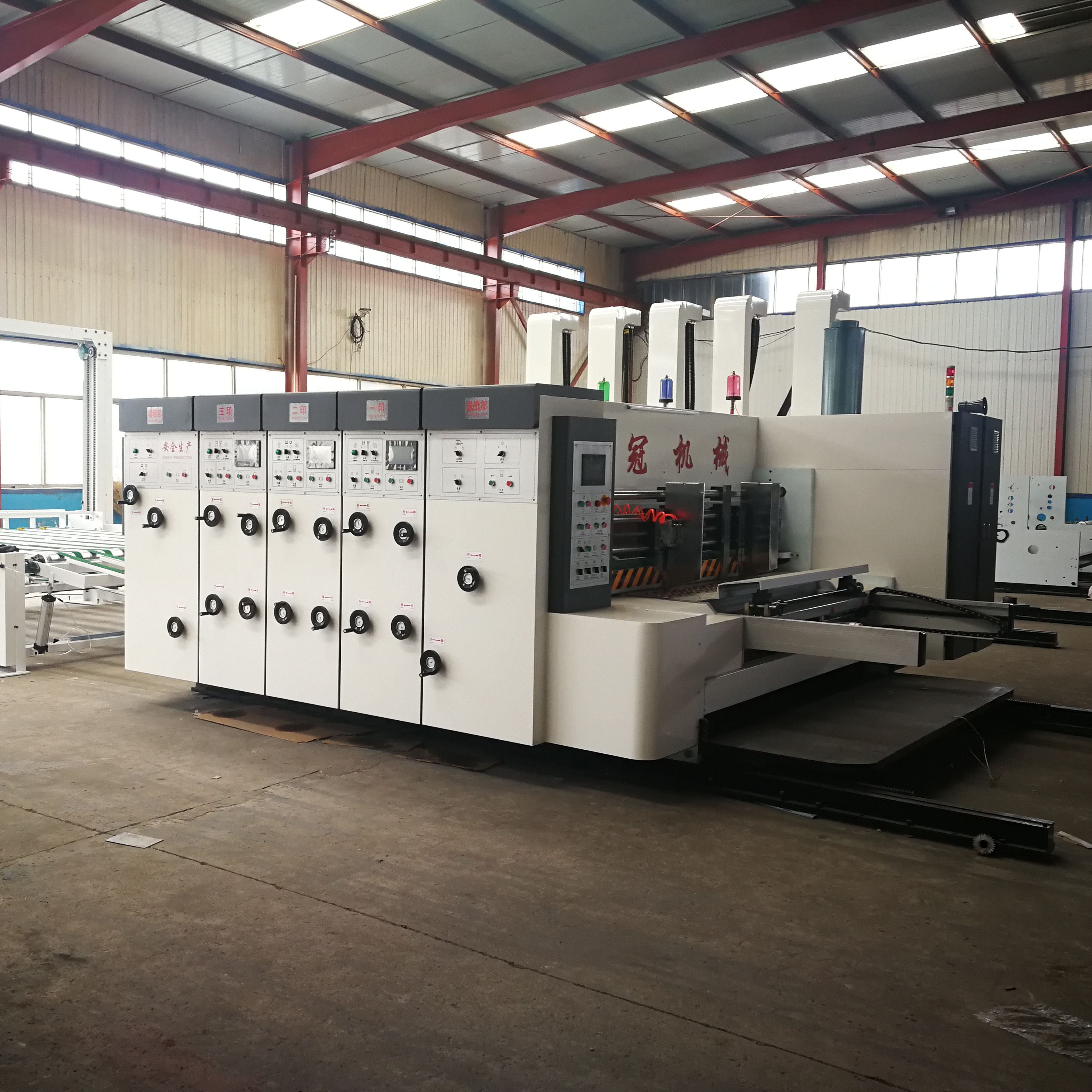 flexo printer slotter die cutter machine carton box egg box machine corrugated box making machine flexo printer slotter die-cutter machine