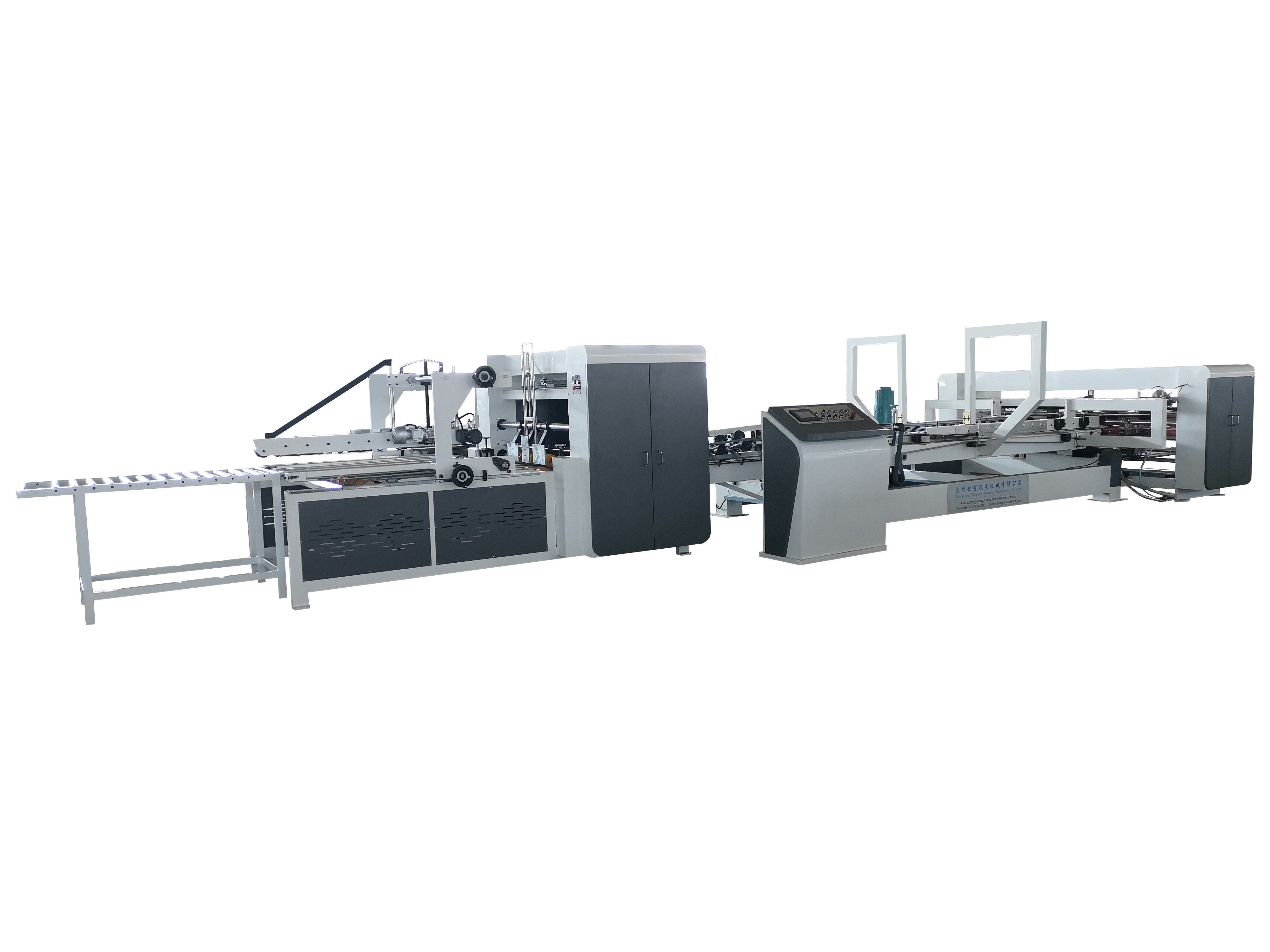 Automatic folder gluer machine for boxes