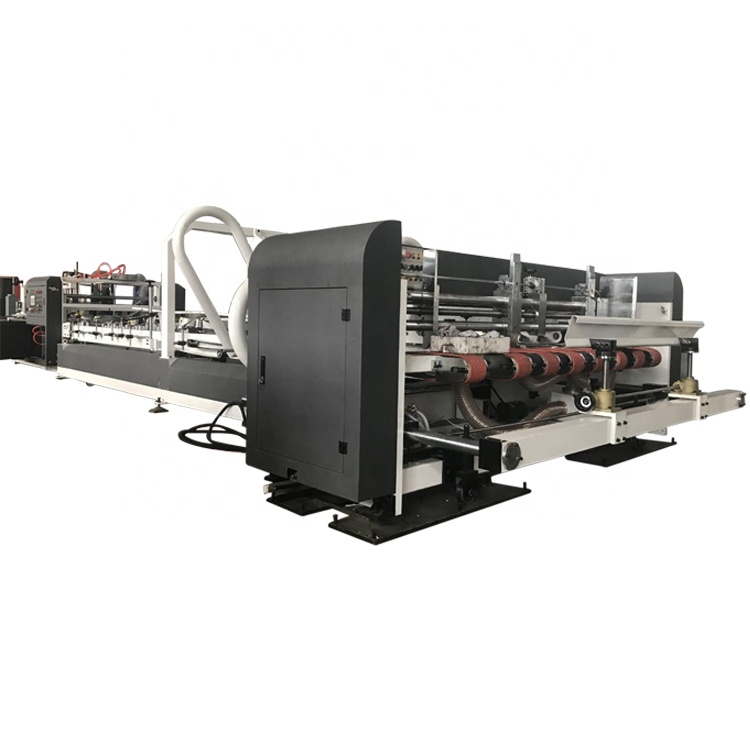 Automatic corrugated cardboard box folder gluer machine Carton corrugated box making machine price folder gluer machine