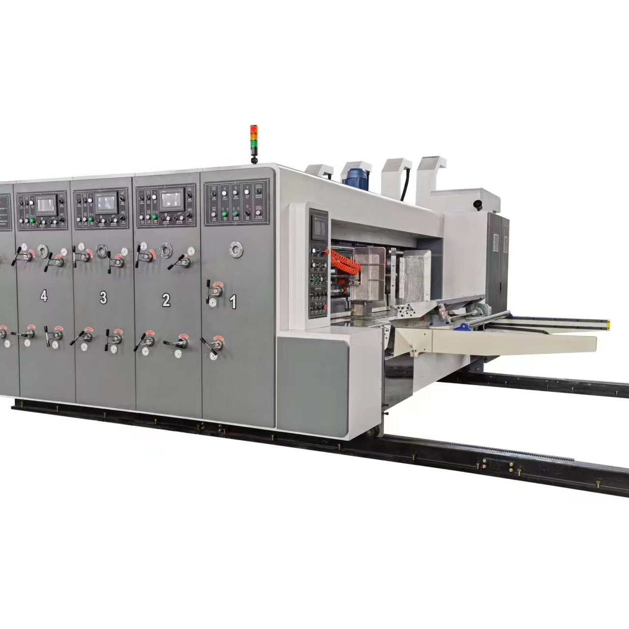 pizza box making machine Automatic printing slotting die cutting machine for corrugated paperboard box making macnine flexo printer slotter die-cutter machine