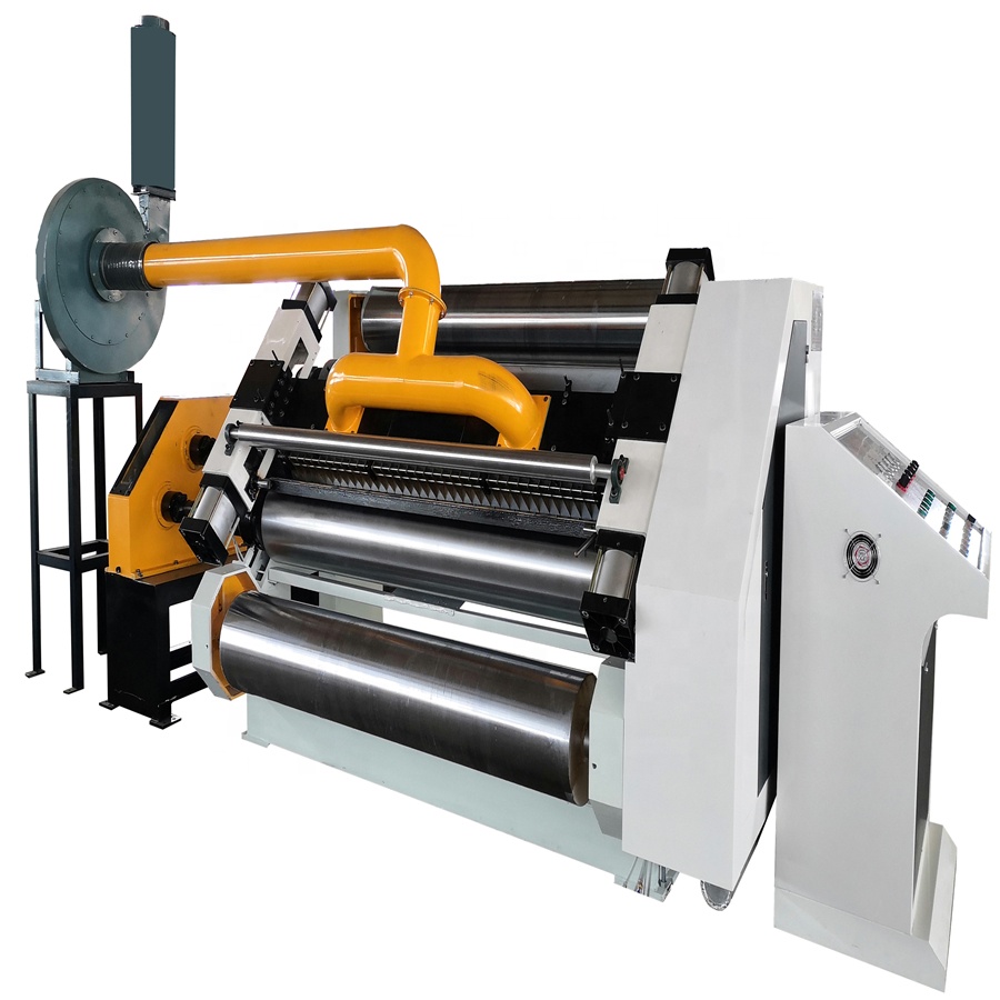 Single Facer High Speed Automatic 2 Ply Paperboard Single Facer Production Line 2 ply corrugated paperboard production line