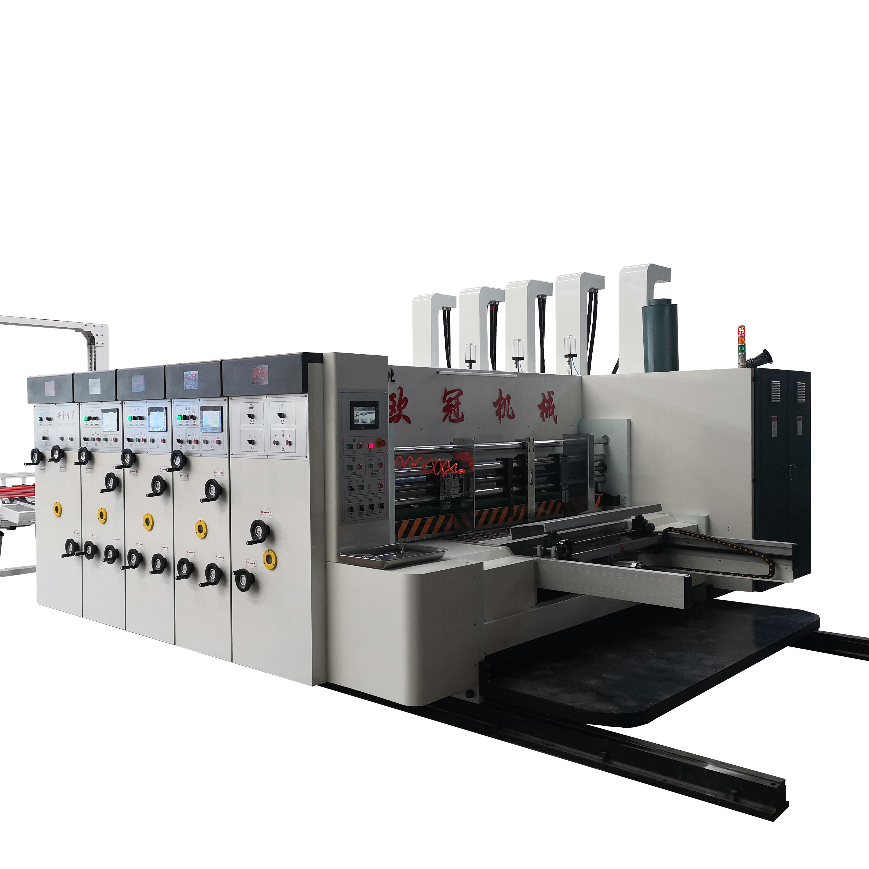 Automatic flexo water ink printer carton box slotter die cutter machine corrugated board equipment flexo printer slotter die-cutter machine
