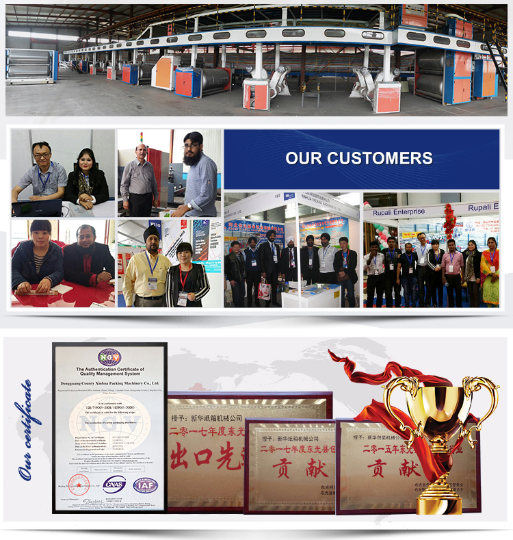 Carton Machine Manufacturer for Corrugated Cardboard Production Line corrugated paperboard packaging machine