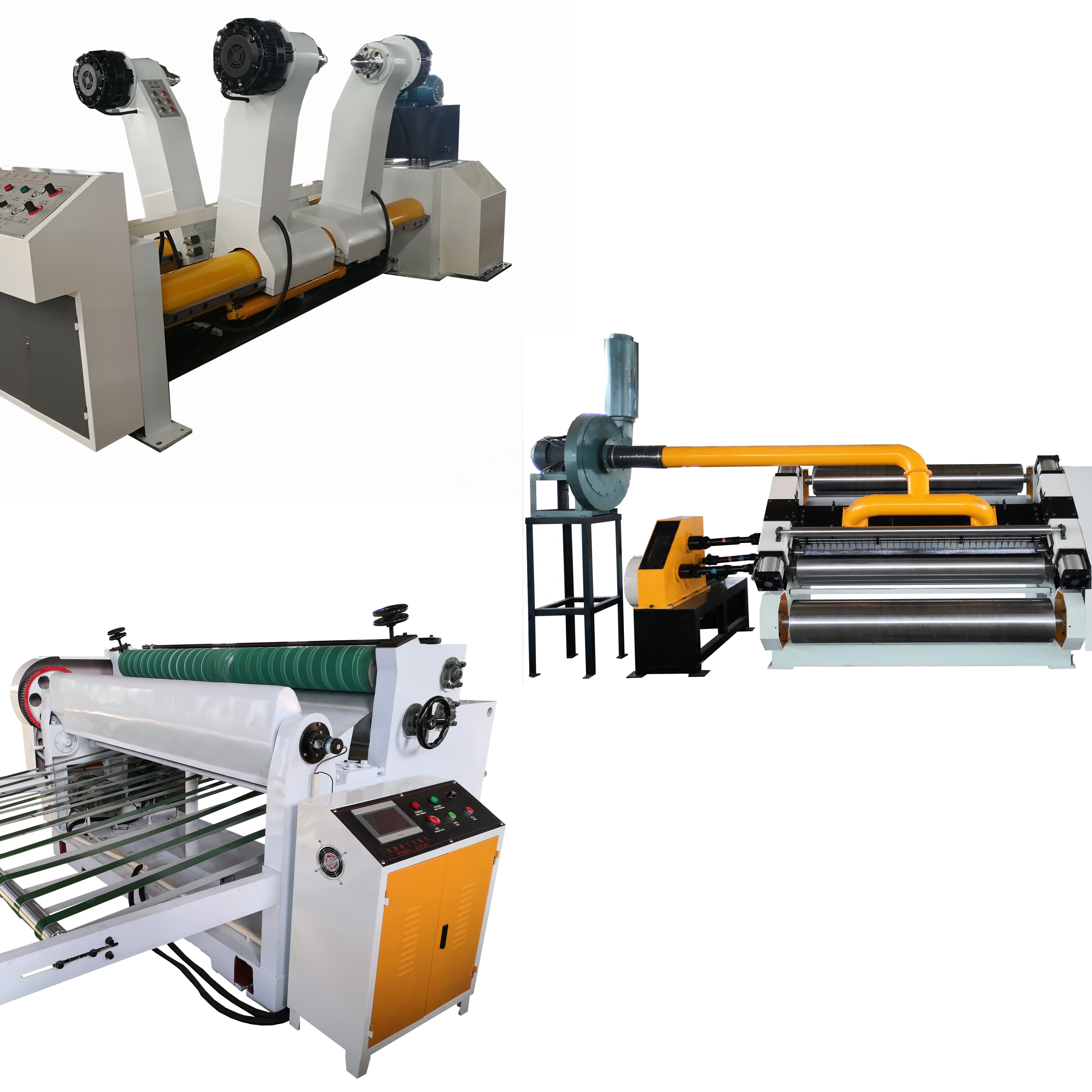 2ply Corrugated cardboard Products Making Machine production line 2 ply corrugated paperboard production line