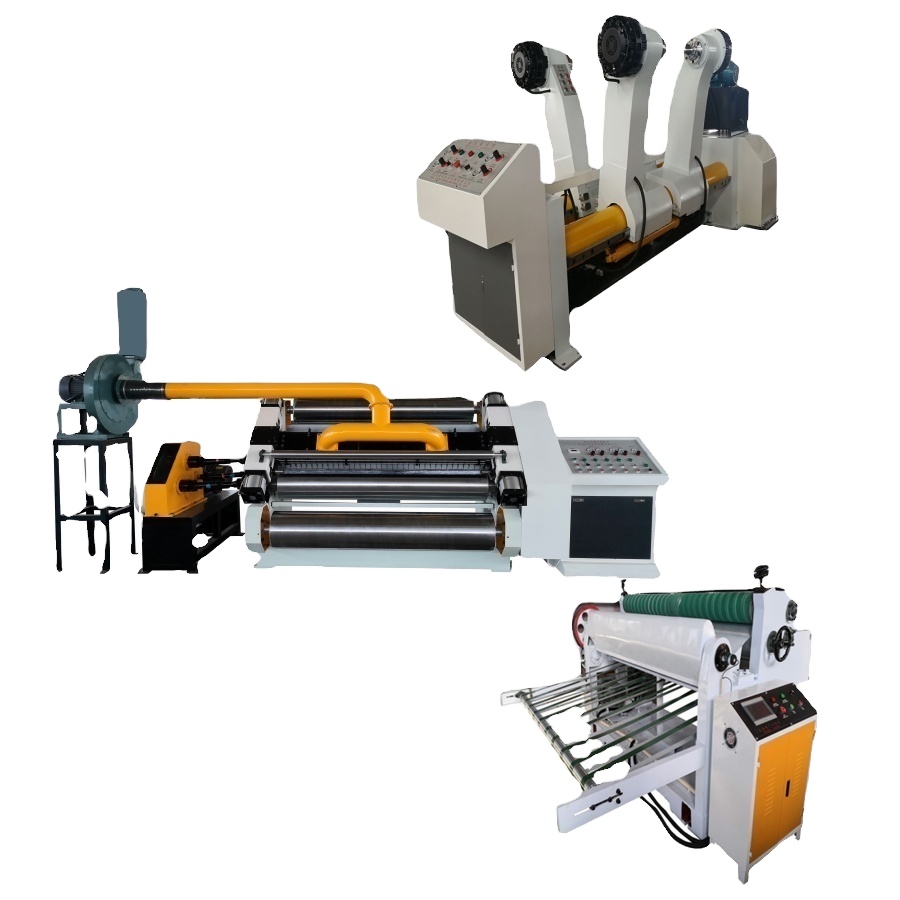 Factory 2ply corrugated cardboard production line manufacturer 3/5/7 ply corrugated board production line