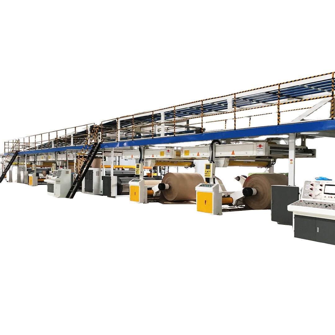 3 Layers Corrugated Cardboard Production Line/Carton Packaging Line/Carton Box Making Machine 3/5/7 ply corrugated board production line