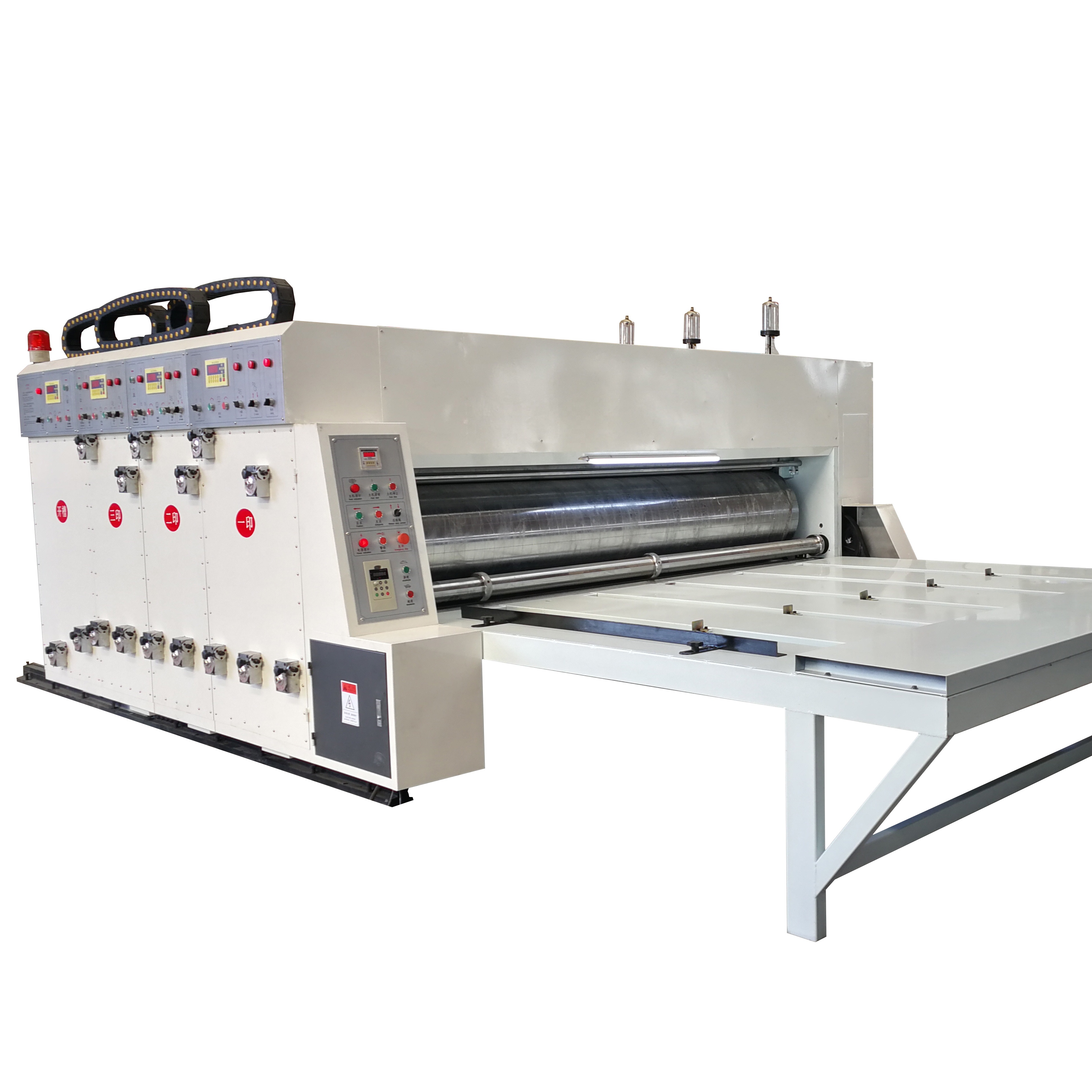 Semi auto Carton Packing Box printing Slotting Die Cutting Machine flexo printer slotter die-cutter machine