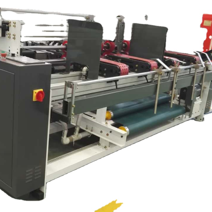Semi-automatic Double Pcs folder gluer machine folder gluer machine