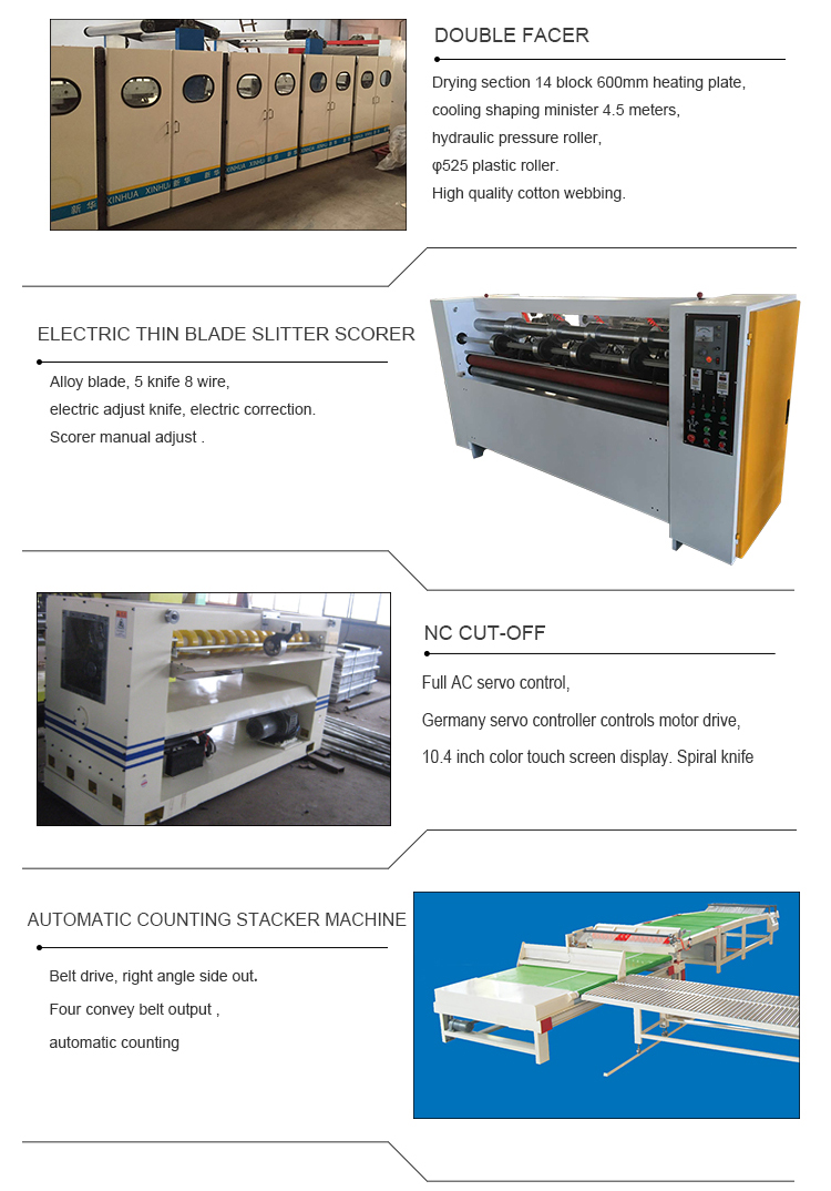 Hot Sale Sf-280S Fingerless Type Single Facer For Corrugated Cardboard