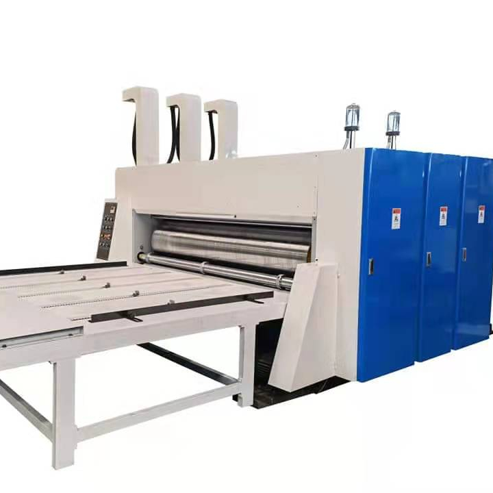 Corrugated Cardboard flexo ink printing slotting manufacture carton box making machine flexo printer slotter die-cutter machine
