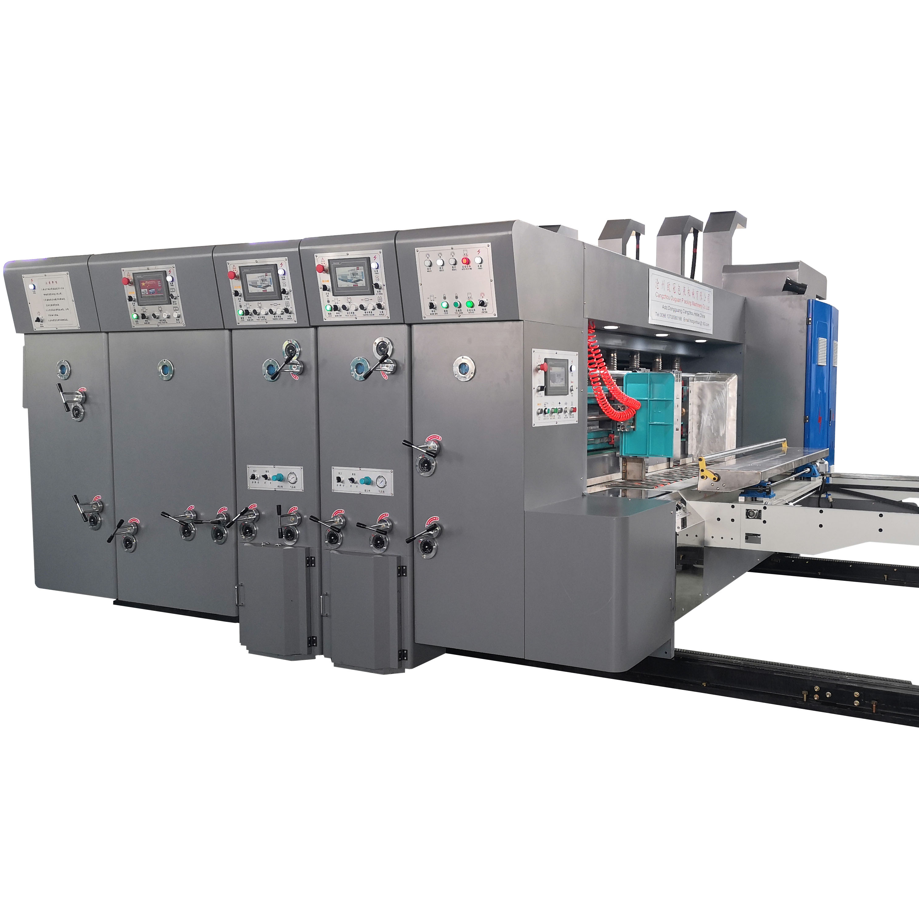 Automatic Carton corrugated box making machine price flexo printer carton box slotter die cutter machine factory price flexo printer slotter die-cutter machine