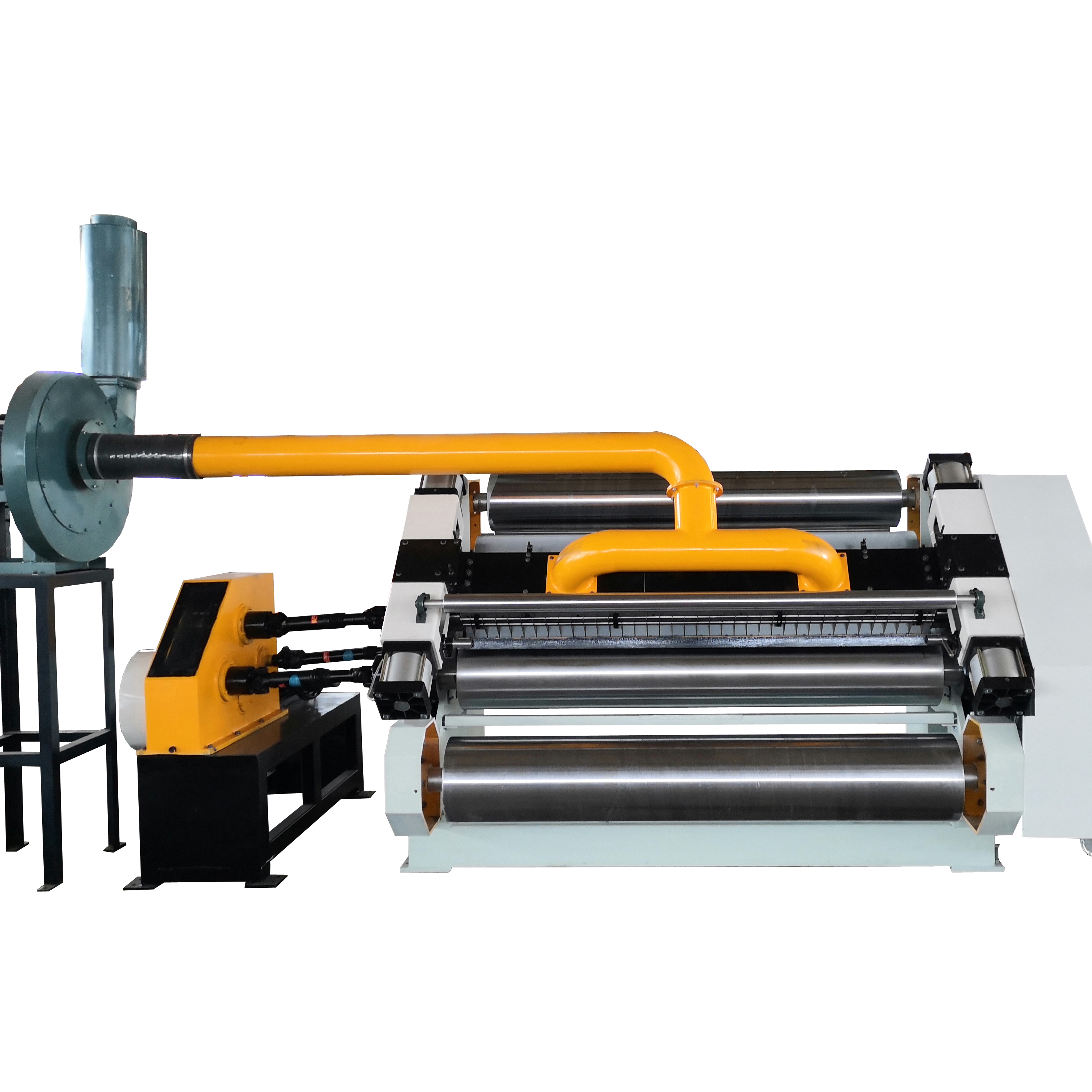 oil heating single facer machine/ single facer corrugated machine/ corrugated board production line 2 ply corrugated paperboard production line