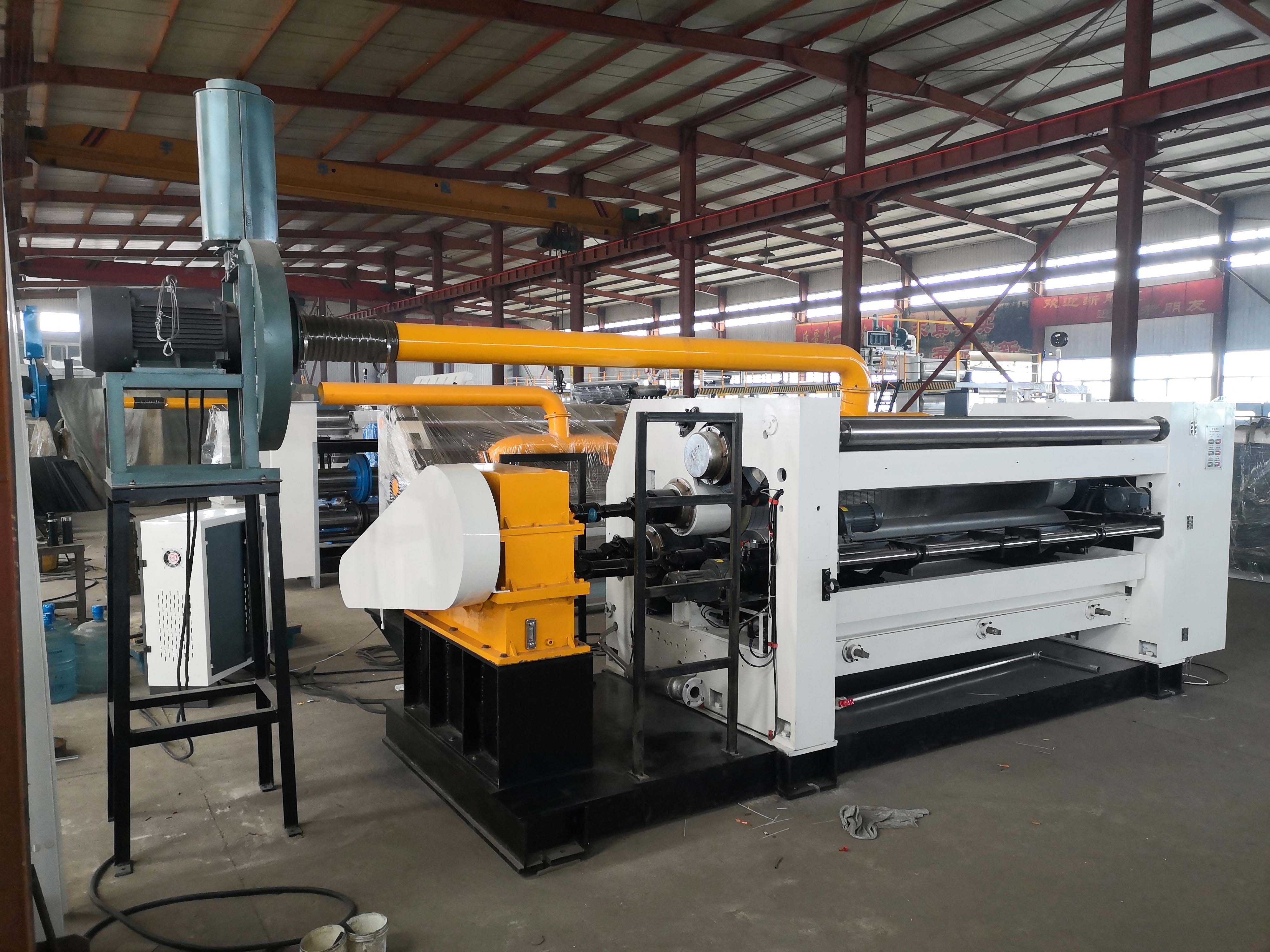 Automatic Single Facer  Corrugated Cardboard Carton Paper Box Products Making Machine