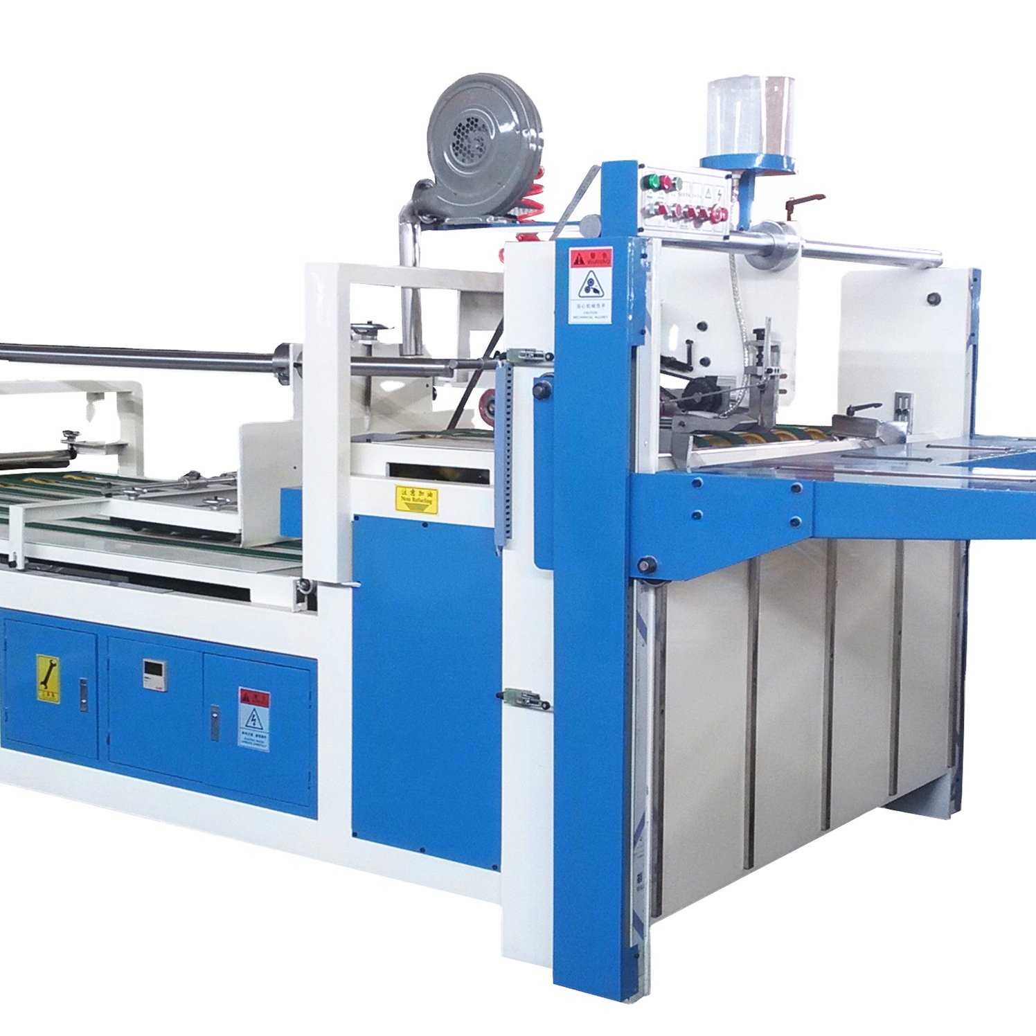 Paperboard 2800 Semi Automatic CE Standard Corrugated Carton Box Folder Gluer machine folder gluer machine