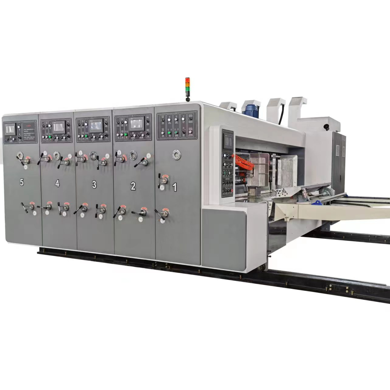 pizza box making machine Automatic Corrugated box Making Machine carton box slotting die cutting machine flexo printer slotter die-cutter machine