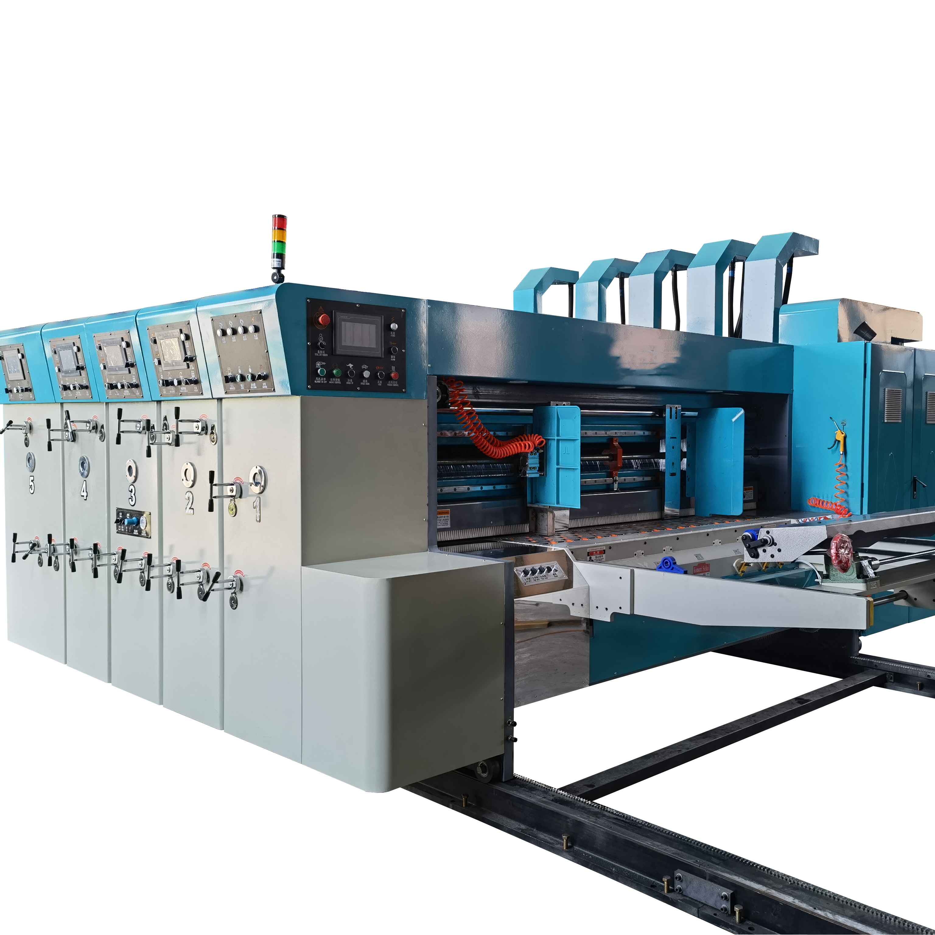 Carton board Box Corrugated box flexo printing machine printing slotting with die cutting machine flexo printer slotter die-cutter machine