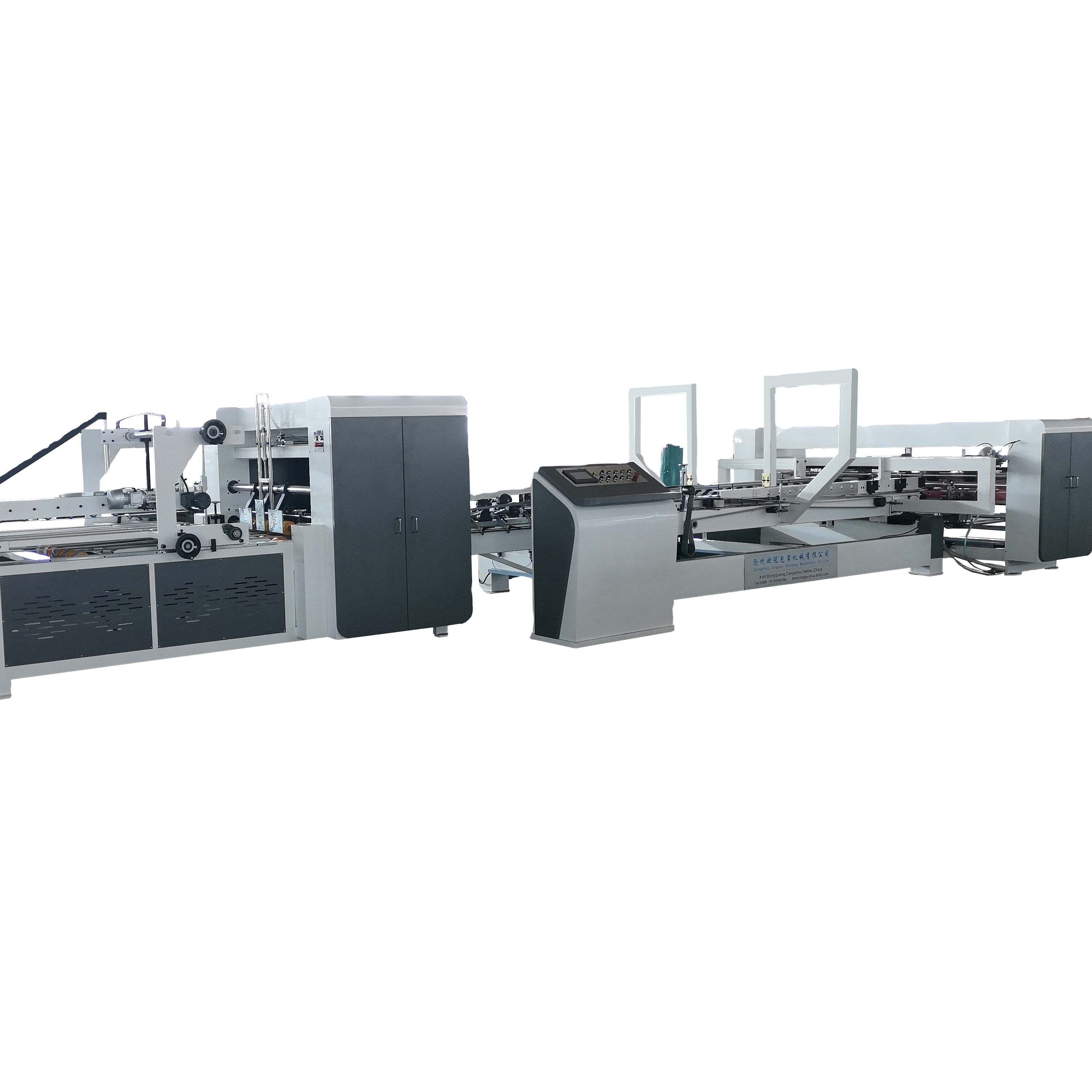 Good quality Automatic Stitcher And Folder Gluer Carton Machinery folder gluer machine