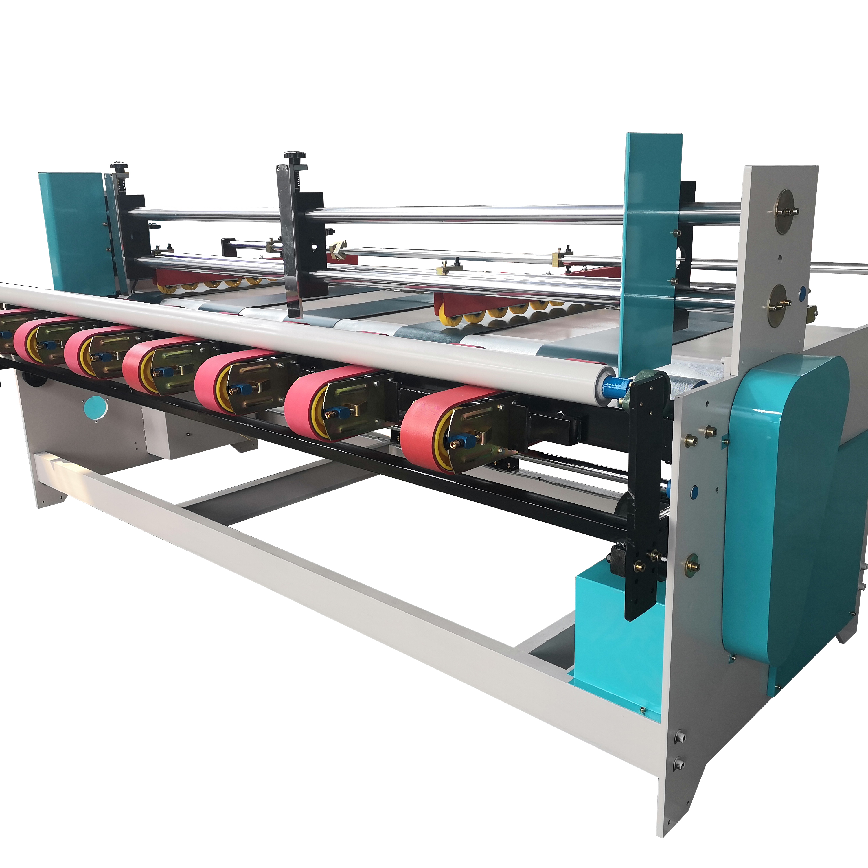 auto paper feeder machine for chain die cutting slotting machine flexo printer slotter die-cutter machine