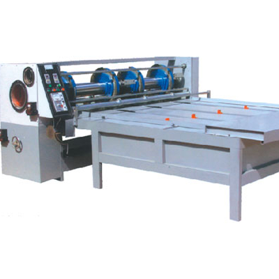 RS4 semi automatic slotting machine chain feeding flexo printer slotter die-cutter