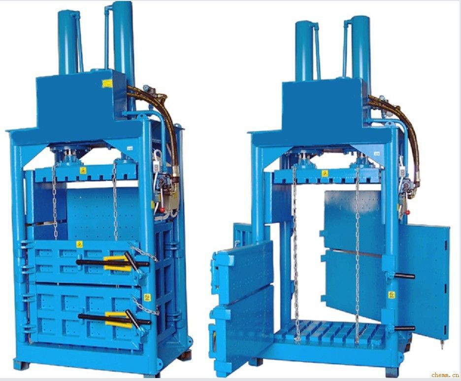 cardboard box baling press/ scrap paper baler/ waste carton bale press machine flexo printer slotter die-cutter machine