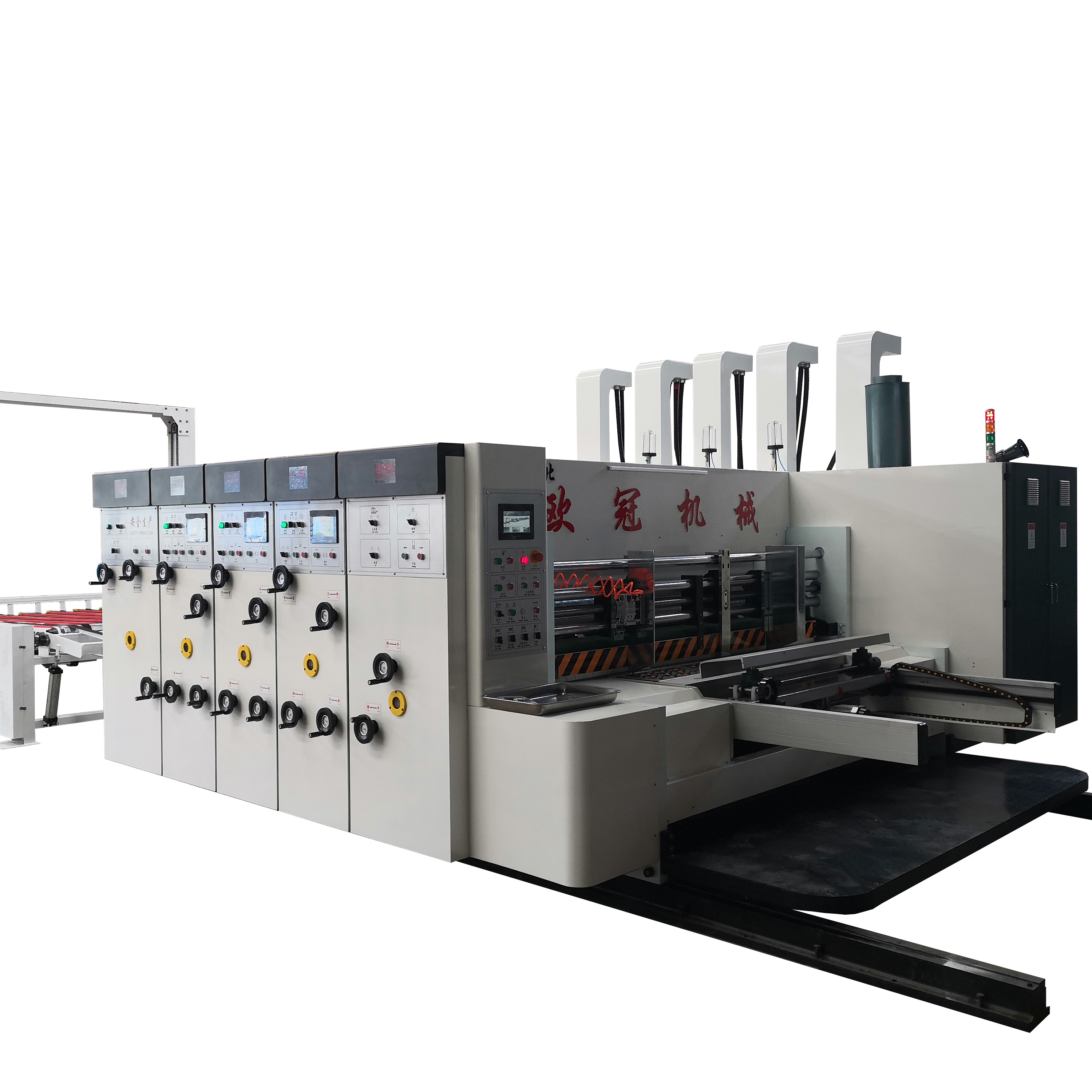 shipping box making machine price small corrugated carton box printing slotting machine flexo printer slotter die-cutter machine