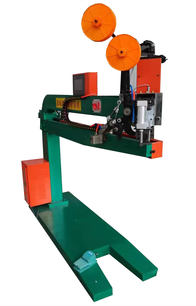 Semi automatic corrugated box stitching machine stitching wire machinery