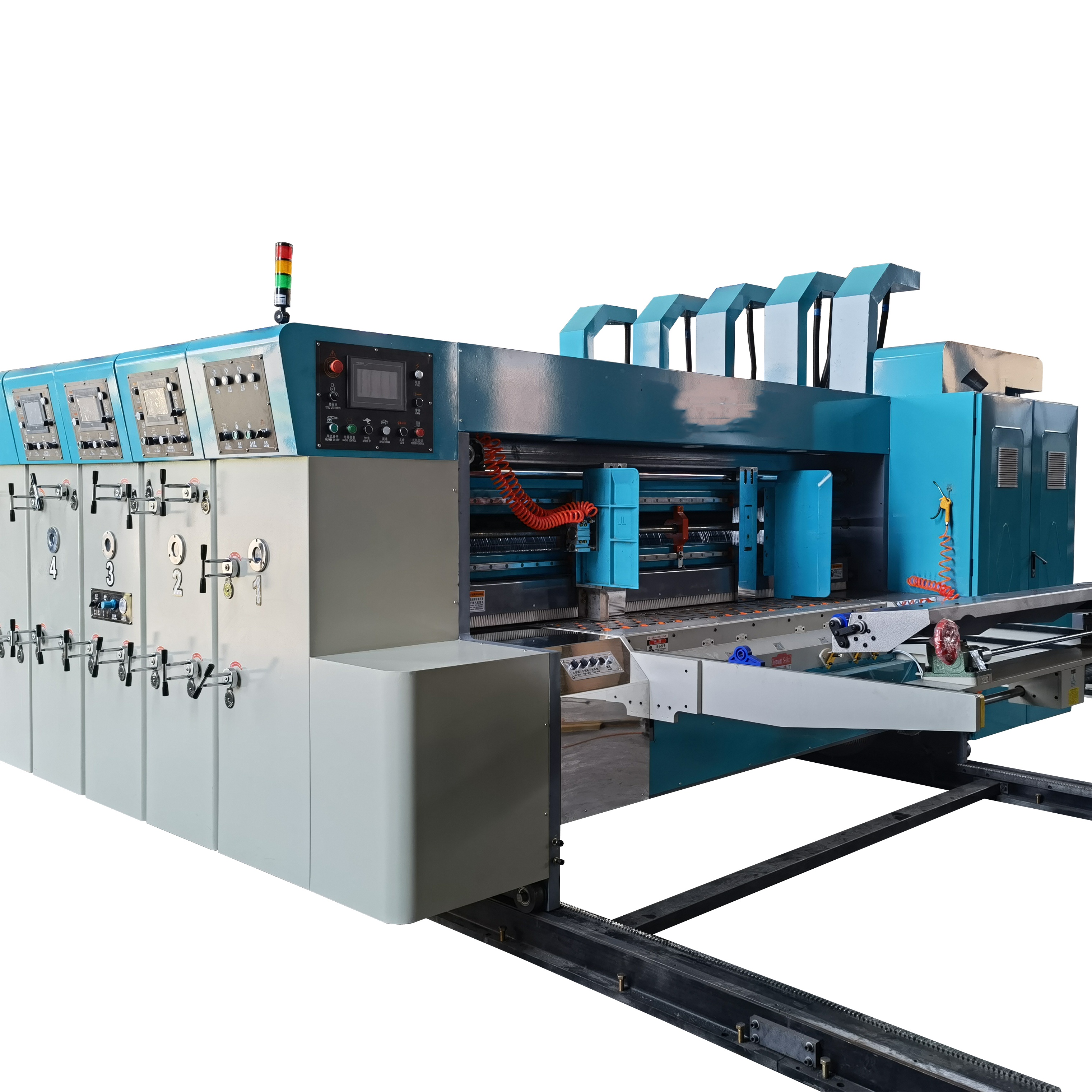 Speed Star Carton Printing Machine Slotting Machine Automatic Two Color Ink Printing Die Cutting Machine flexo printer slotter die-cutter machine