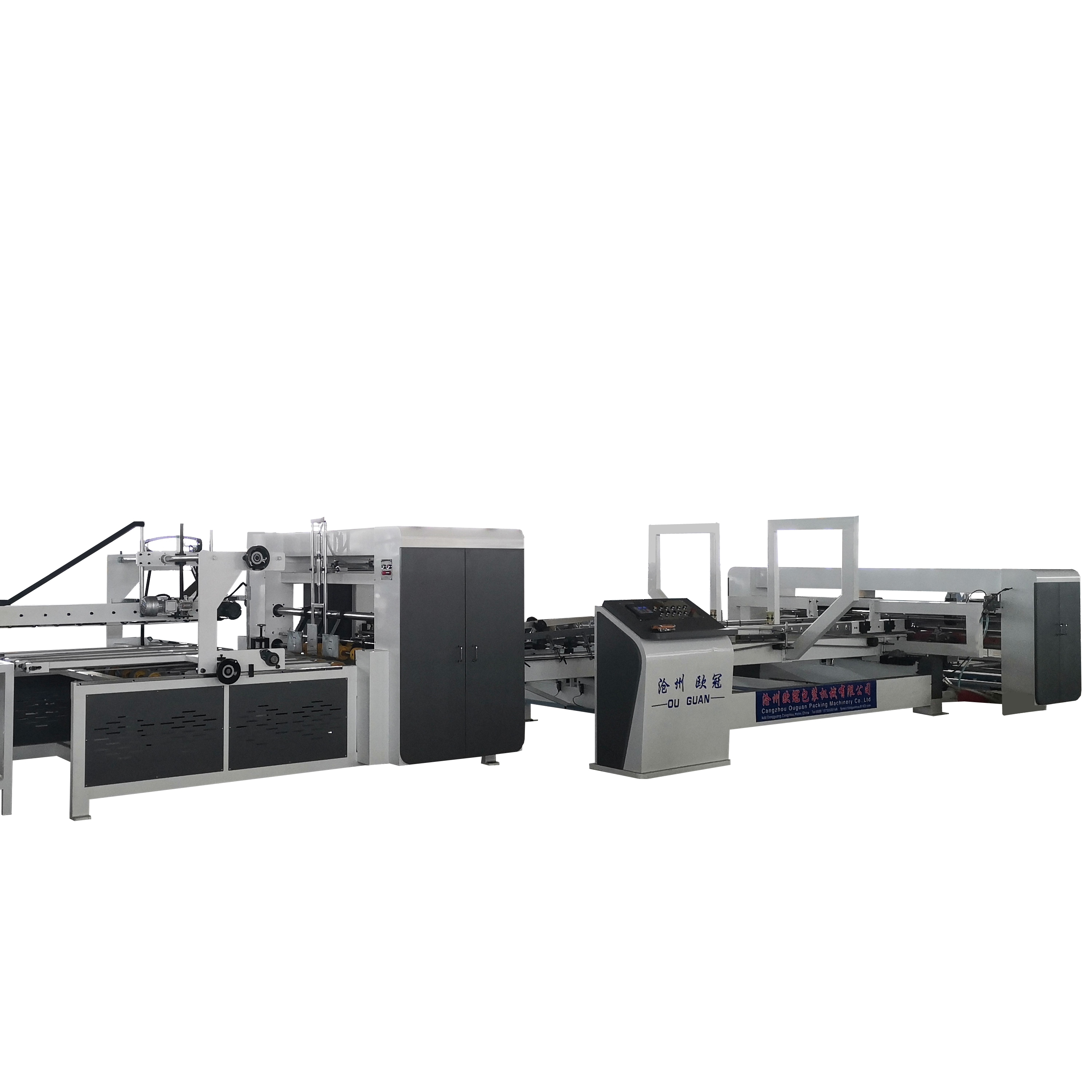 High speed Automatic corrugated cardboard folder gluer machine for corrugated box folder gluer machine