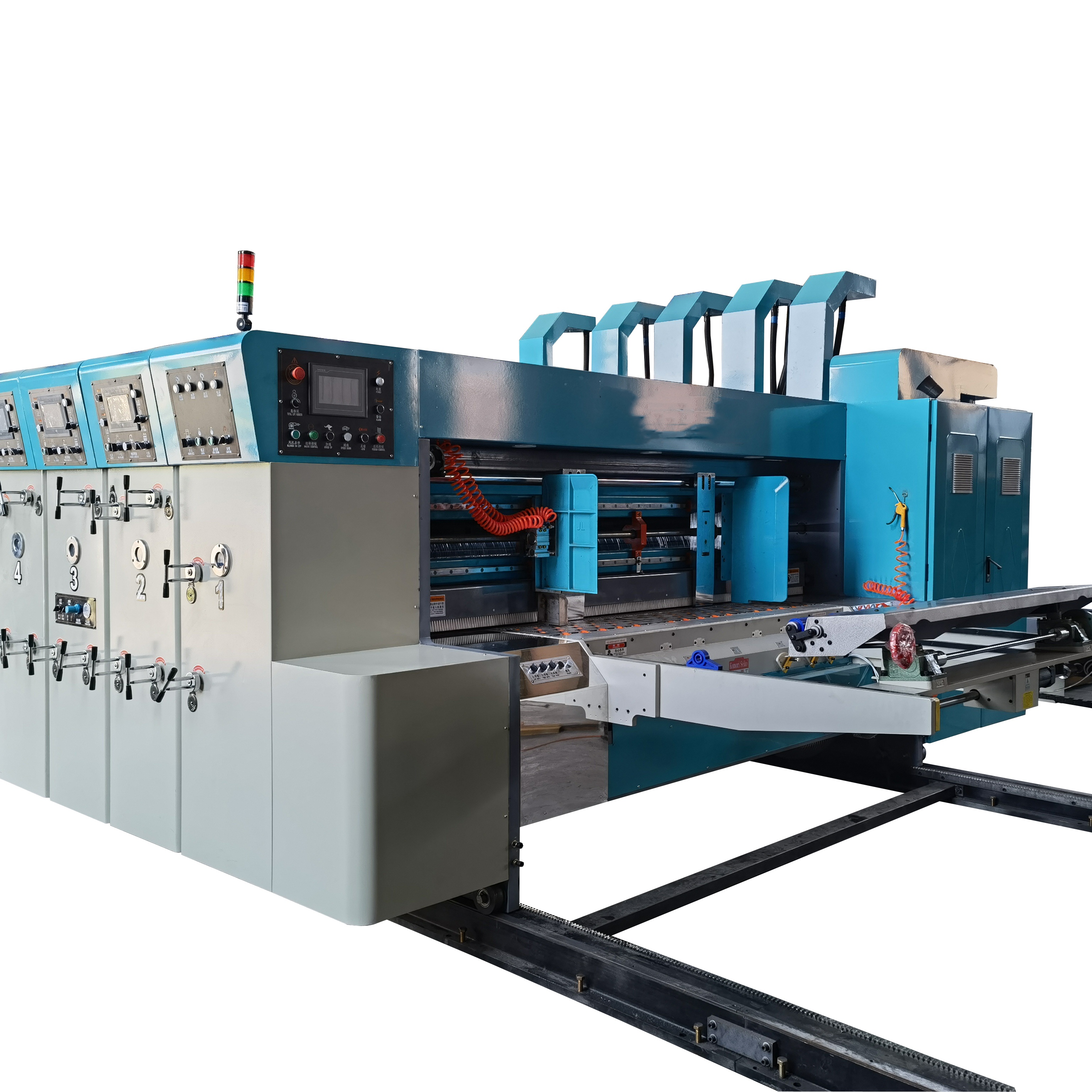 fruit box making machine Automatic carton box printing slotting die cutting machine flexo printer slotter die-cutter machine