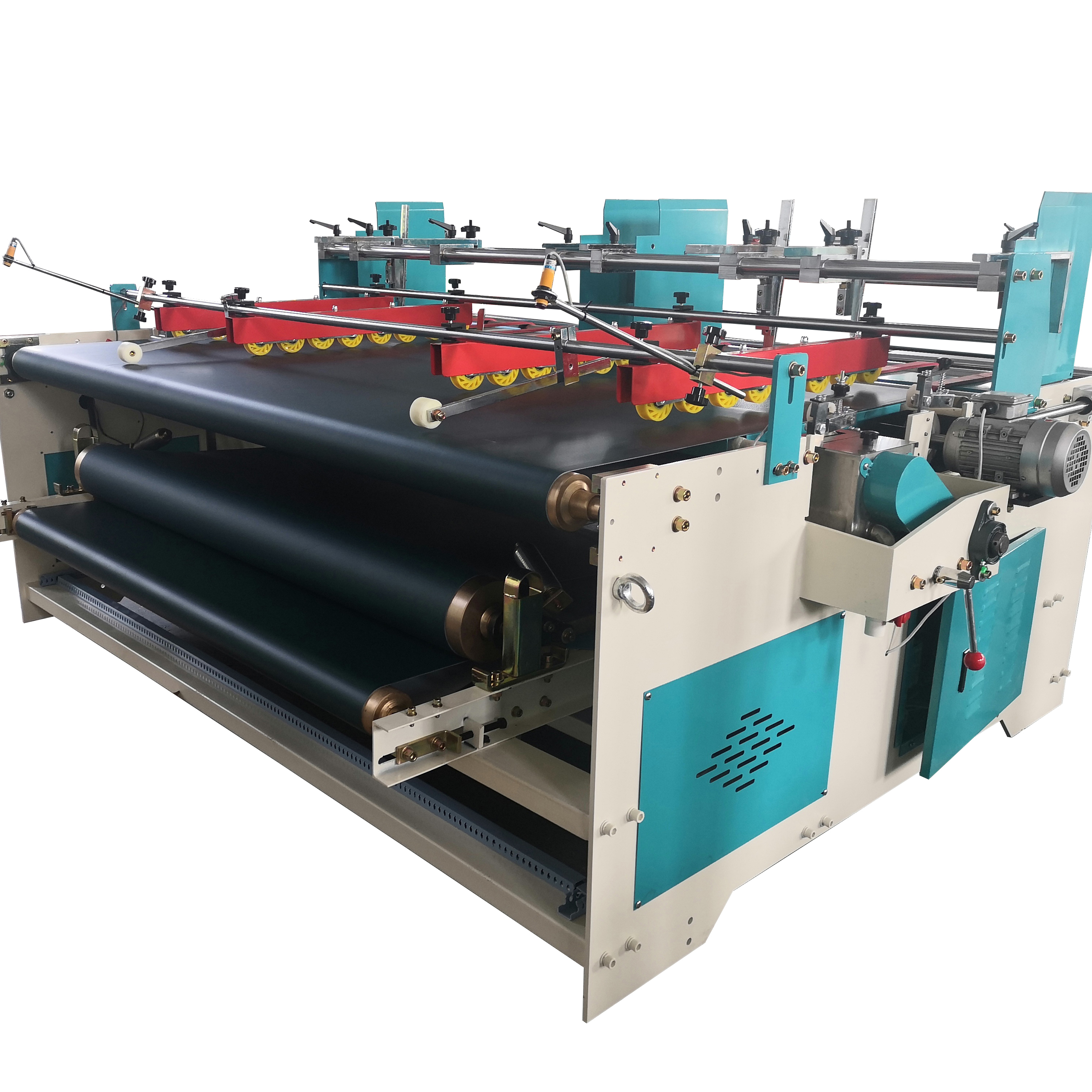 Hot product pressing type glue machine carton box folding gluing machine folder gluer machine