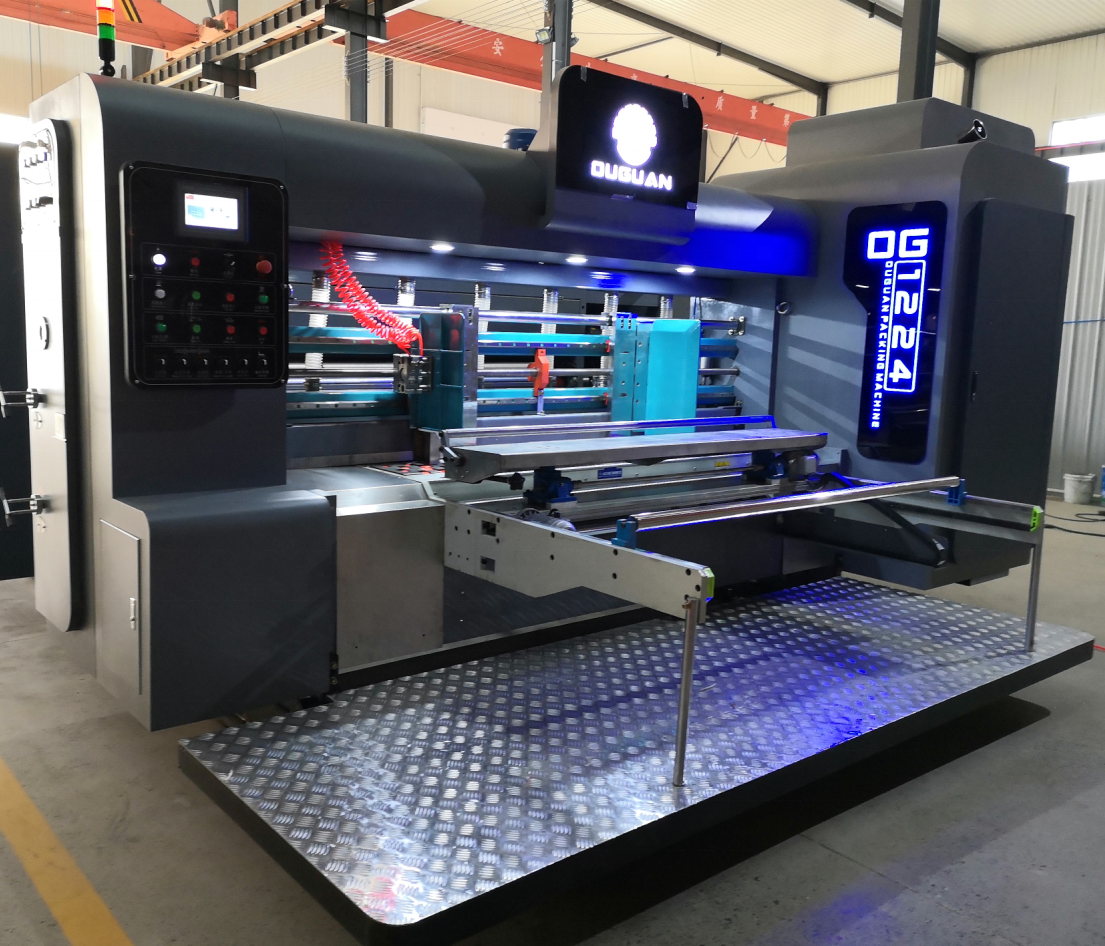Pizza box making machine Automatic printing slotting die cutting machine for corrugated paperboard box making macnine flexo printer slotter die-cutter machine