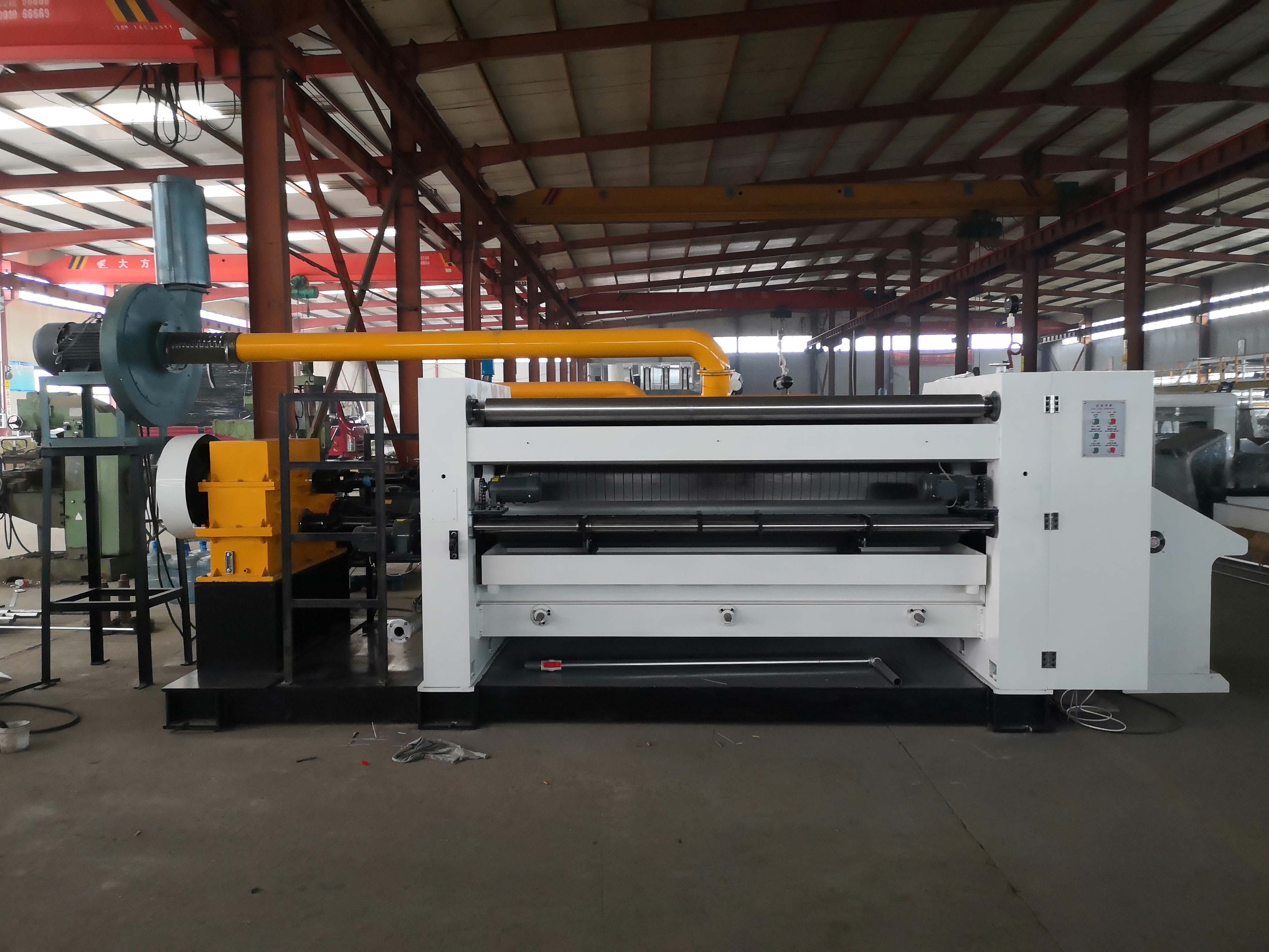 China factory fully automatic corrugated box machine/ single facer corrugated machine/ cardboard 2ply making machine