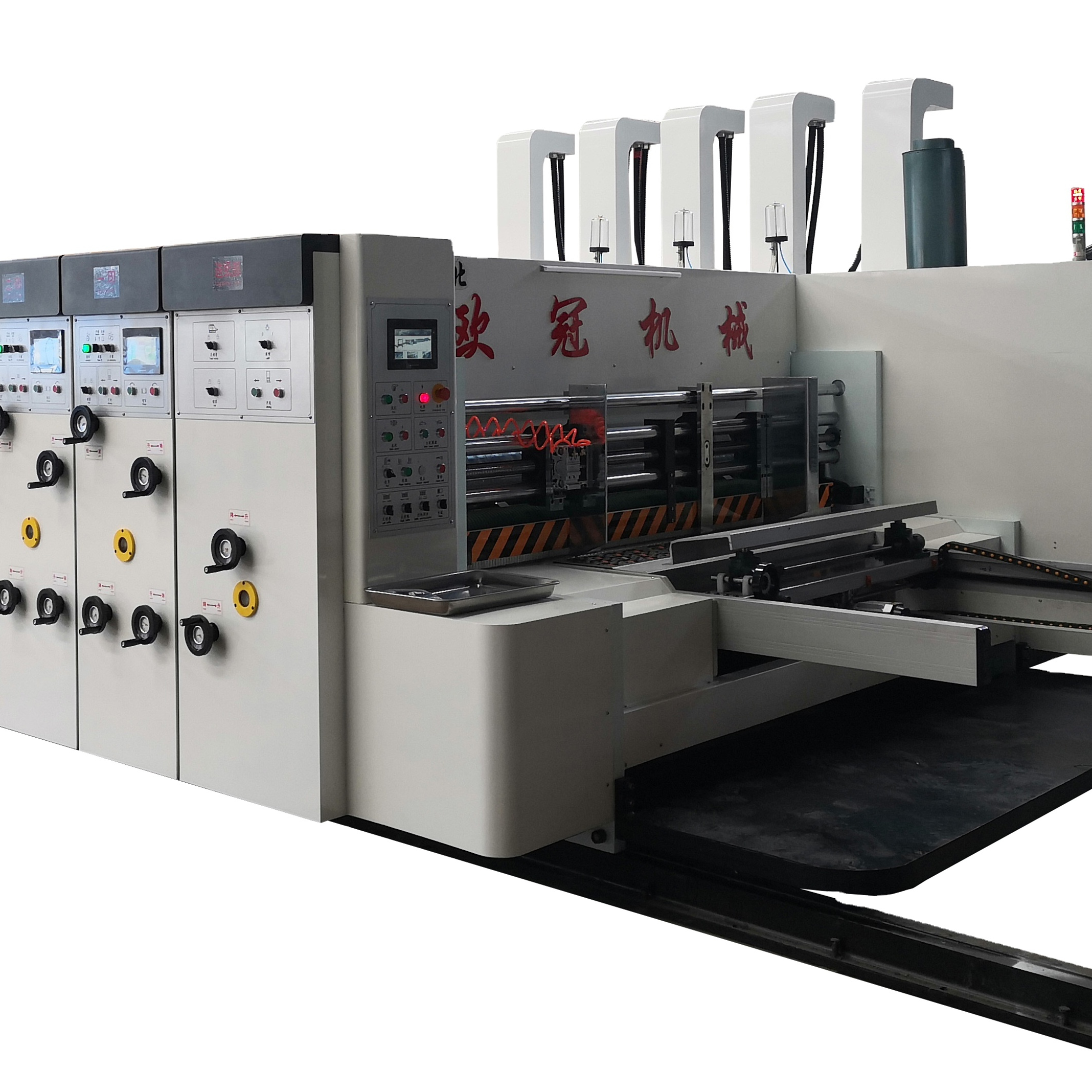 carton box egg box machine Automatic Carton corrugated box making machine flexo printer slotter die cutter machine flexo printer slotter die-cutter machine